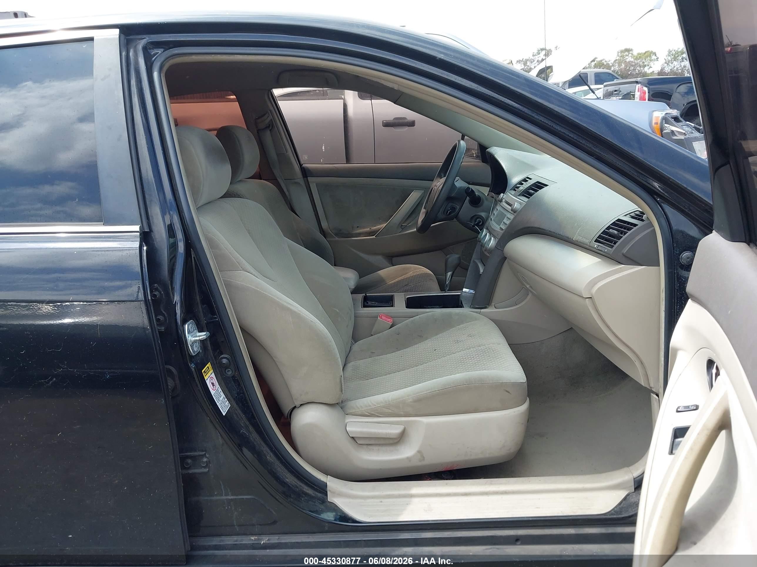 2007 Toyota Camry Le Черный vin: 4T1BE46K97U698598