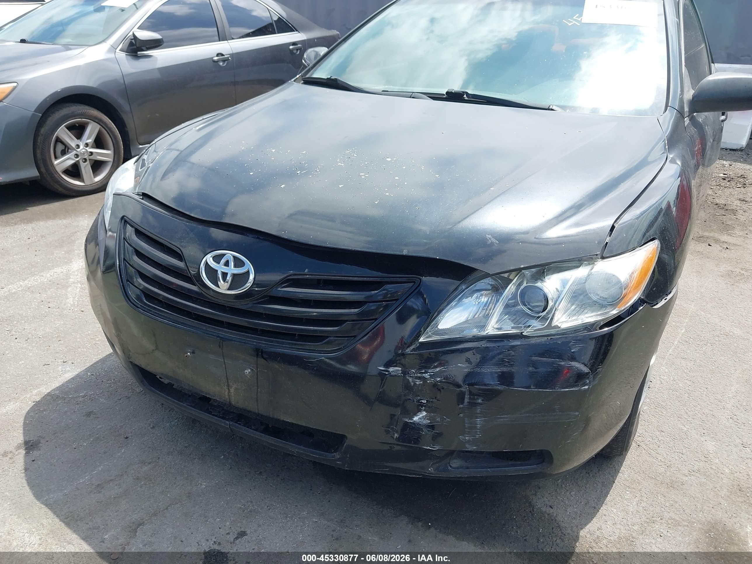 2007 Toyota Camry Le Черный vin: 4T1BE46K97U698598
