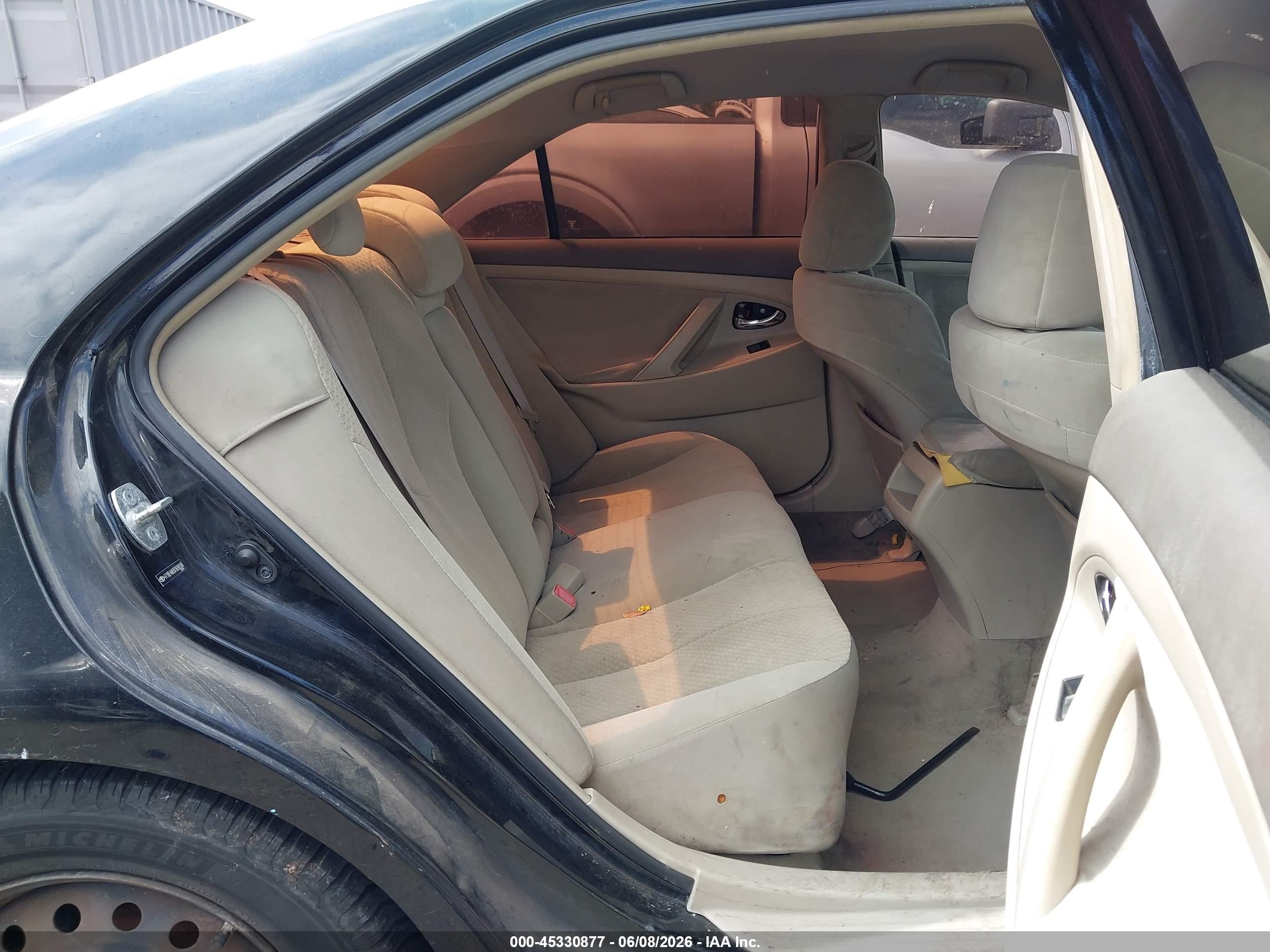 2007 Toyota Camry Le Черный vin: 4T1BE46K97U698598