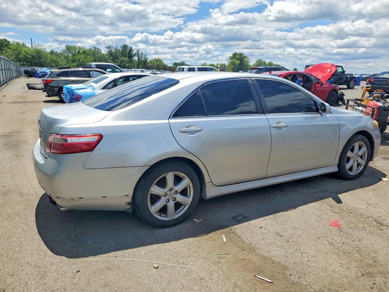 2007 Toyota Camry Se Серебряный vin: 4T1BE46K97U705162