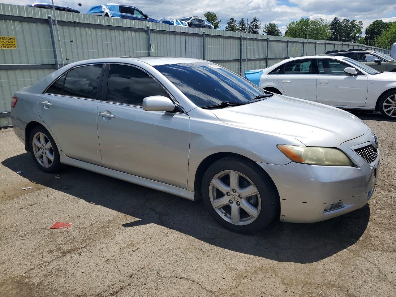 2007 Toyota Camry Se Серебряный vin: 4T1BE46K97U705162