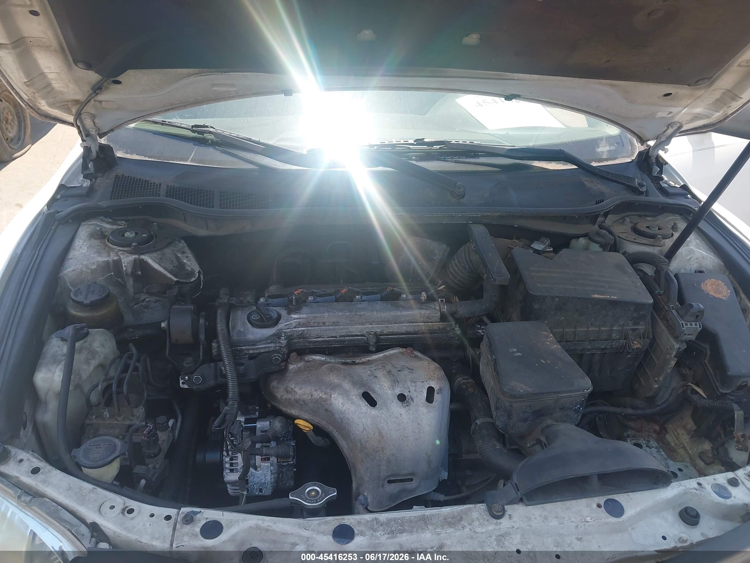 2007 Toyota Camry Le Белый vin: 4T1BE46K97U706943