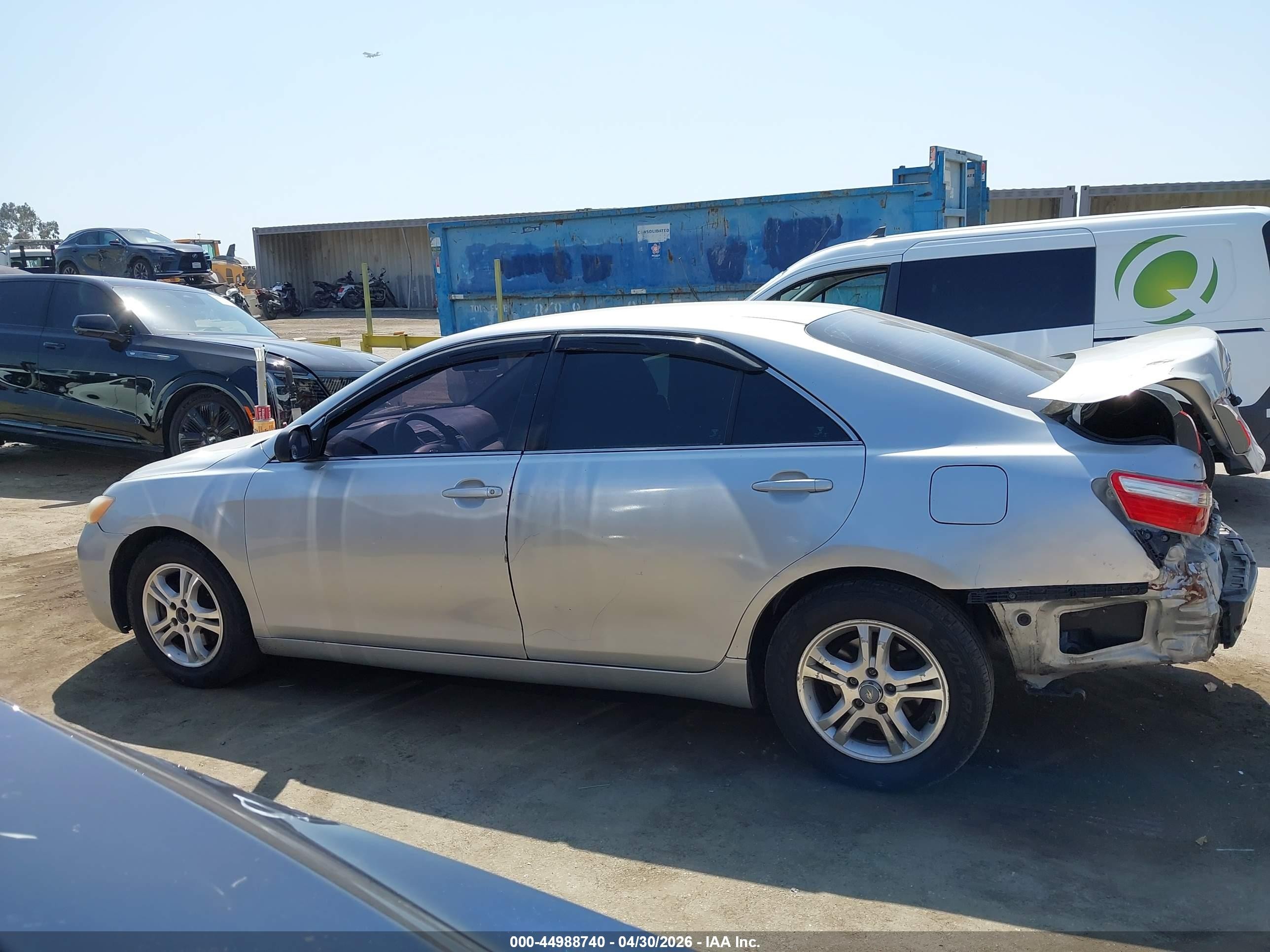2007 Toyota Camry Le Silver vin: 4T1BE46K97U708935
