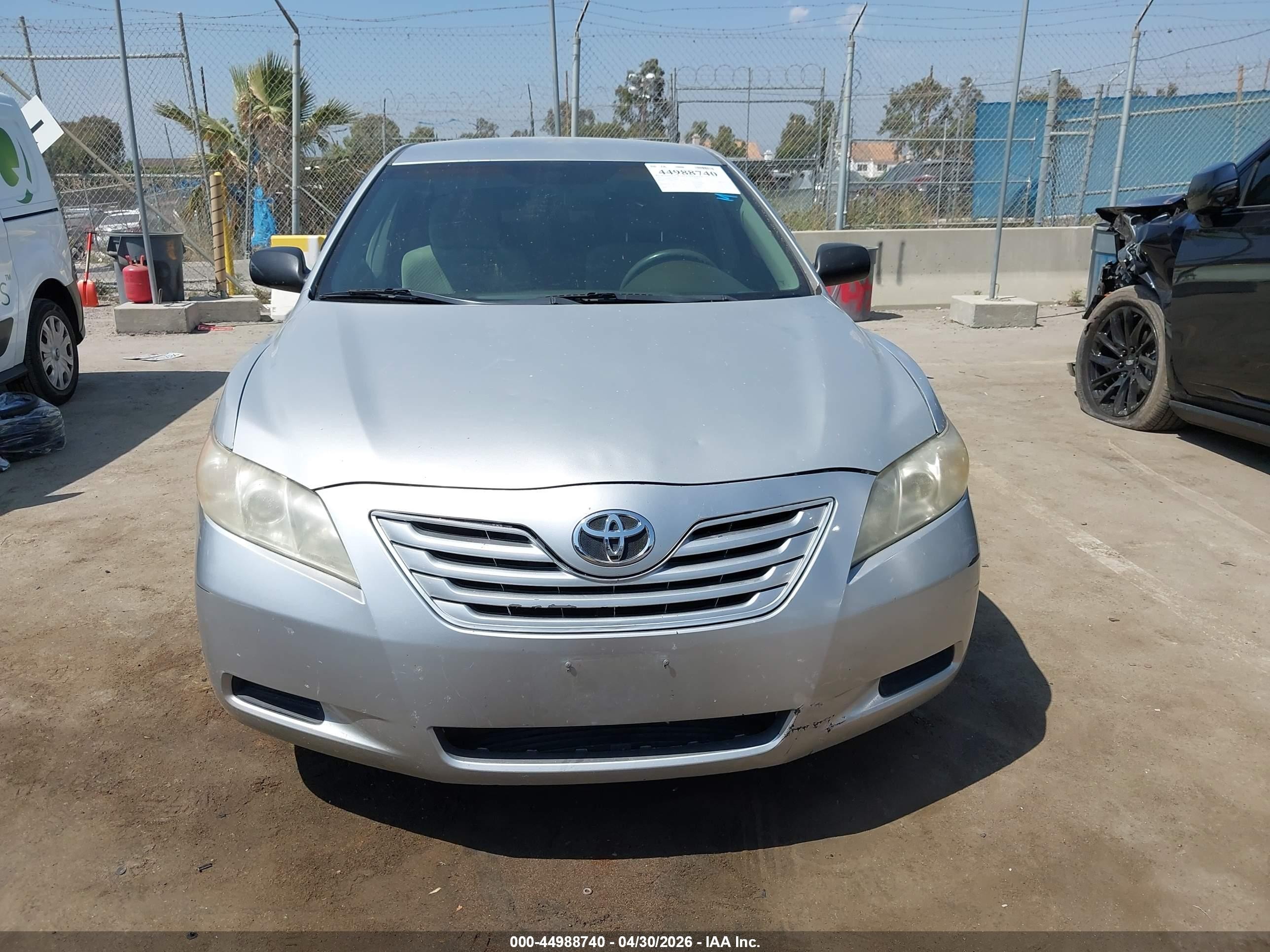 2007 Toyota Camry Le Silver vin: 4T1BE46K97U708935