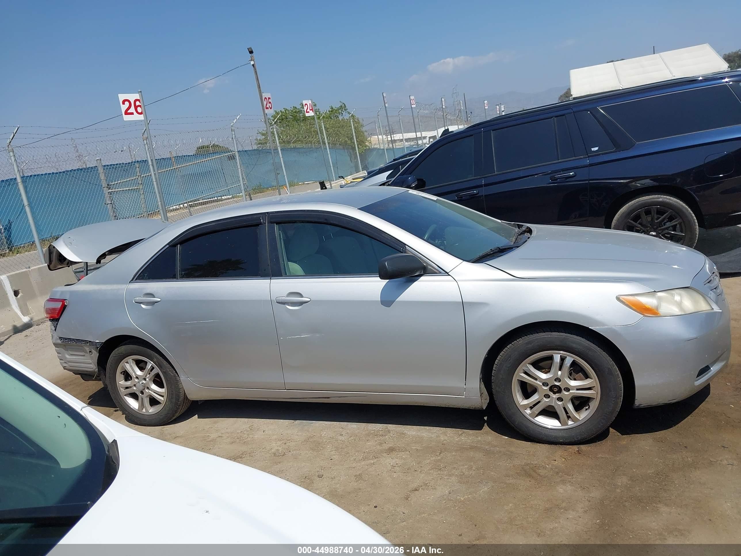 2007 Toyota Camry Le Silver vin: 4T1BE46K97U708935