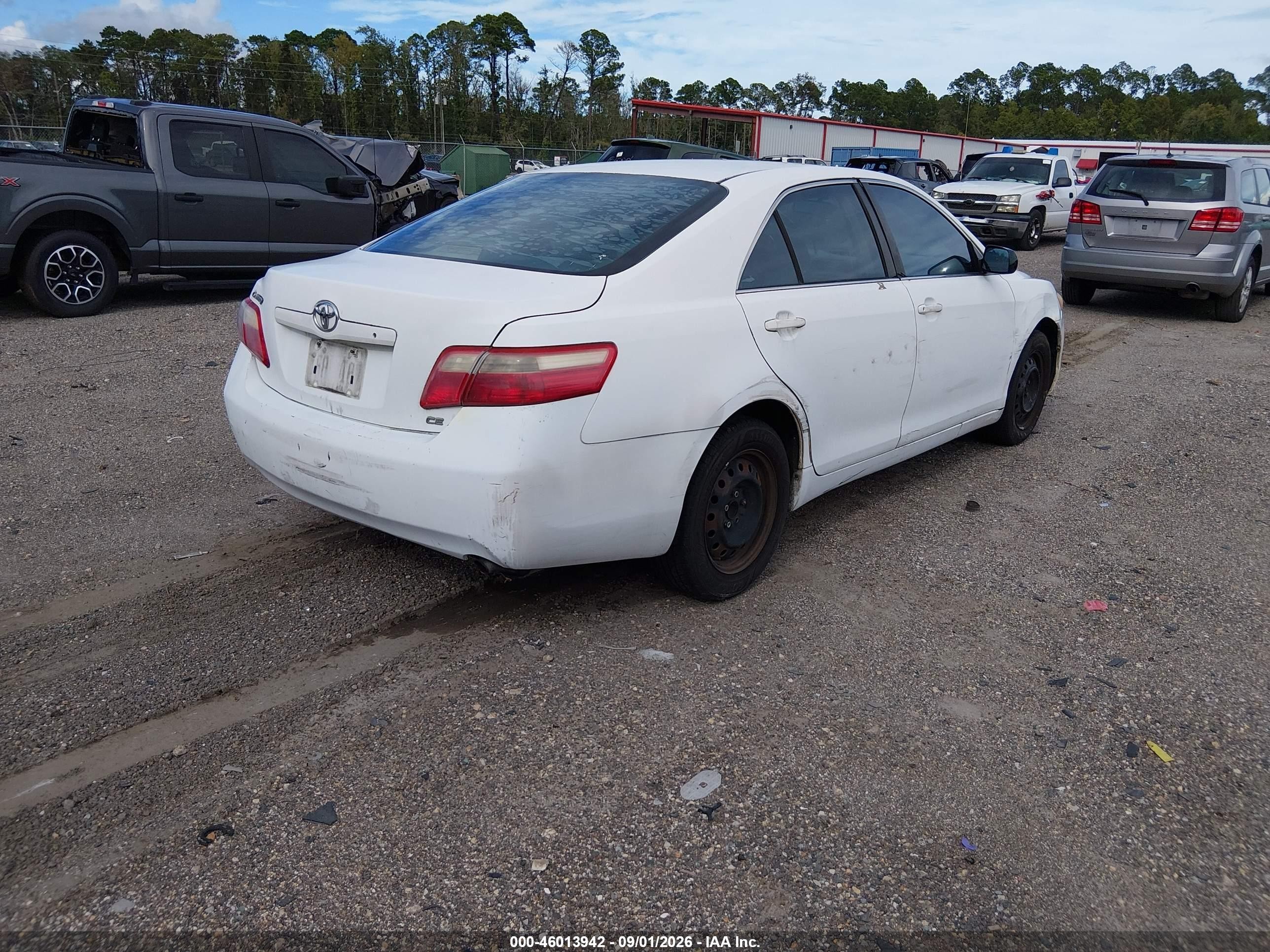 2007 Toyota Camry Ce/le/xle/se White vin: 4T1BE46K97U709518
