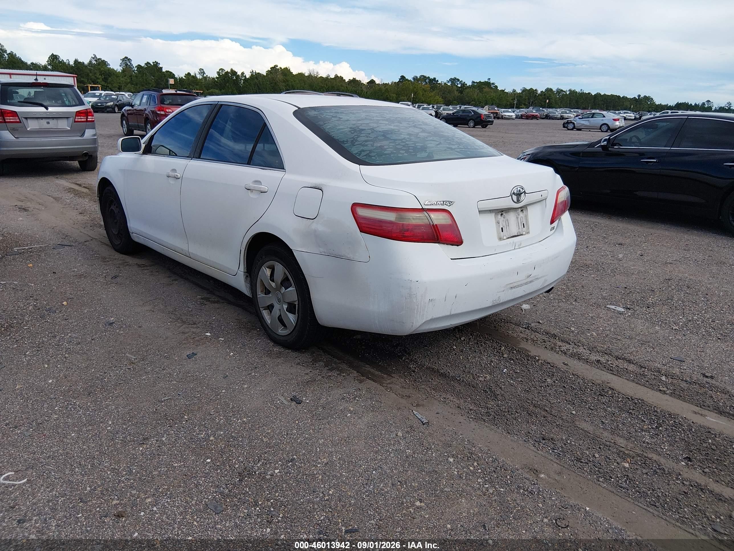 2007 Toyota Camry Ce/le/xle/se White vin: 4T1BE46K97U709518