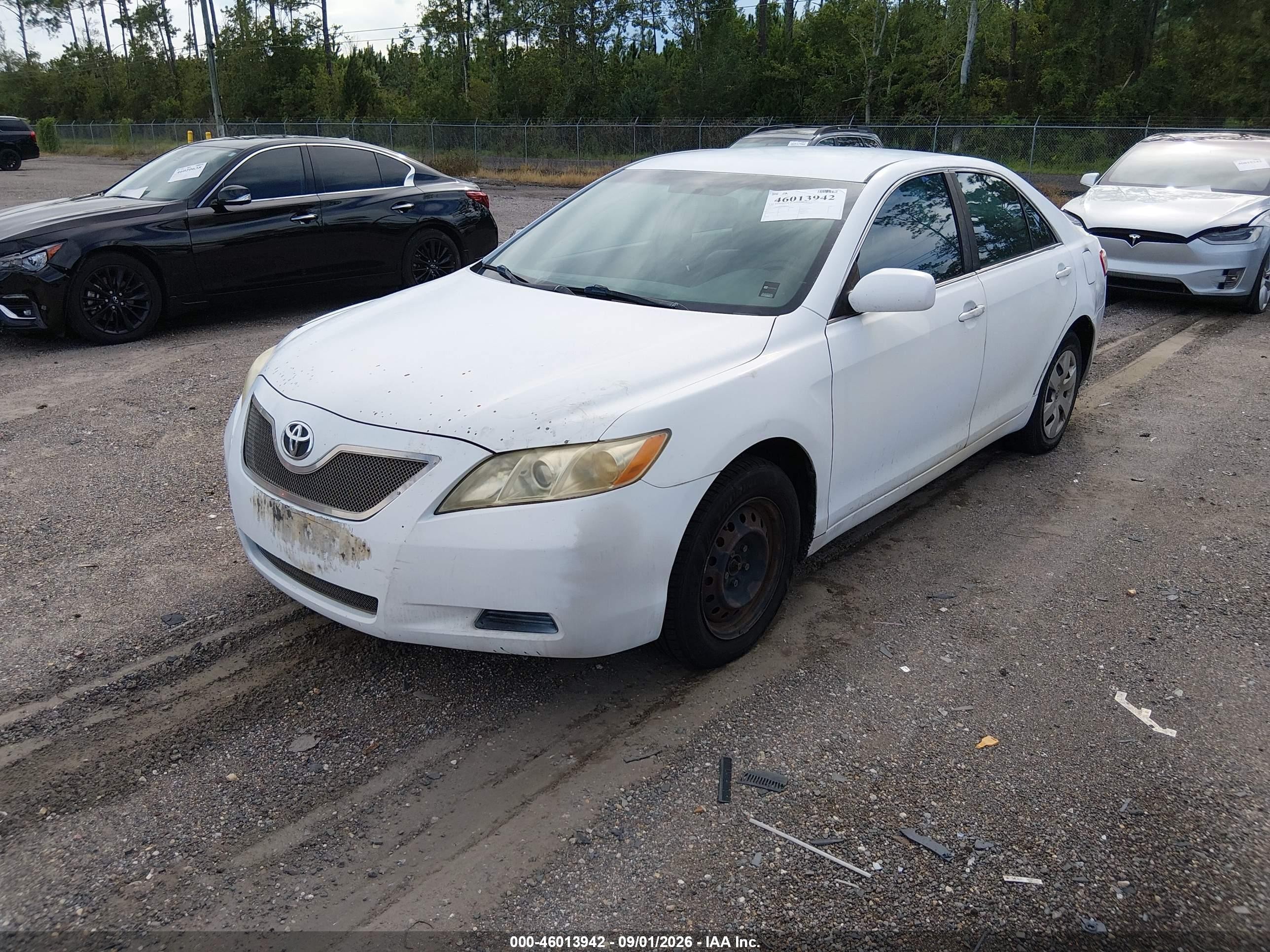 2007 Toyota Camry Ce/le/xle/se White vin: 4T1BE46K97U709518