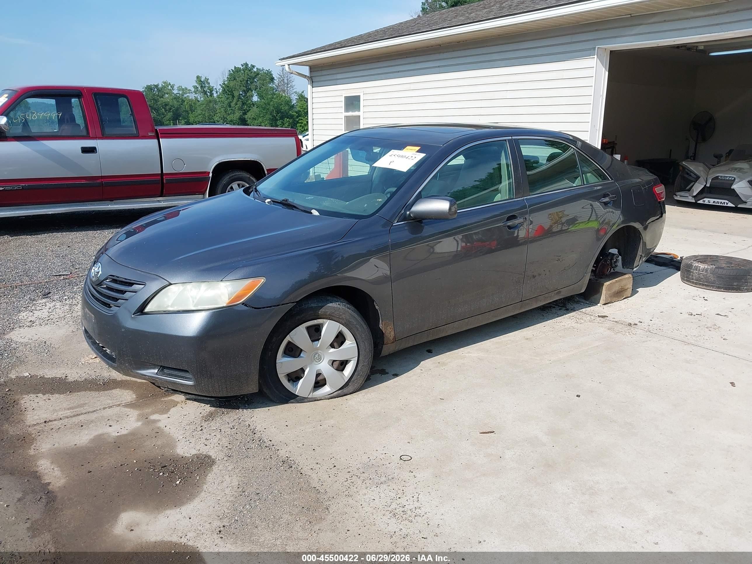 2007 Toyota Camry Le Gray vin: 4T1BE46K97U722902