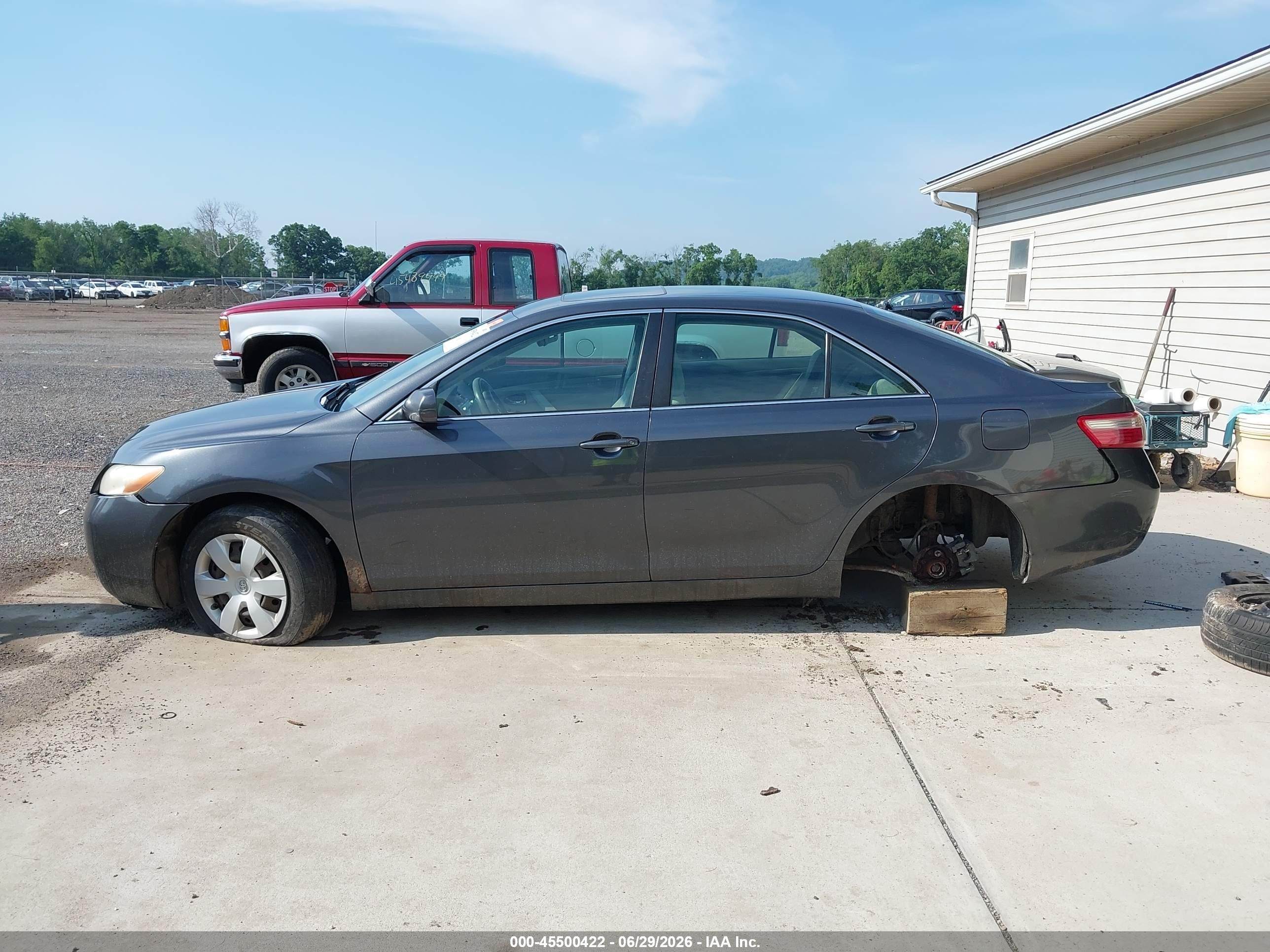 2007 Toyota Camry Le Gray vin: 4T1BE46K97U722902