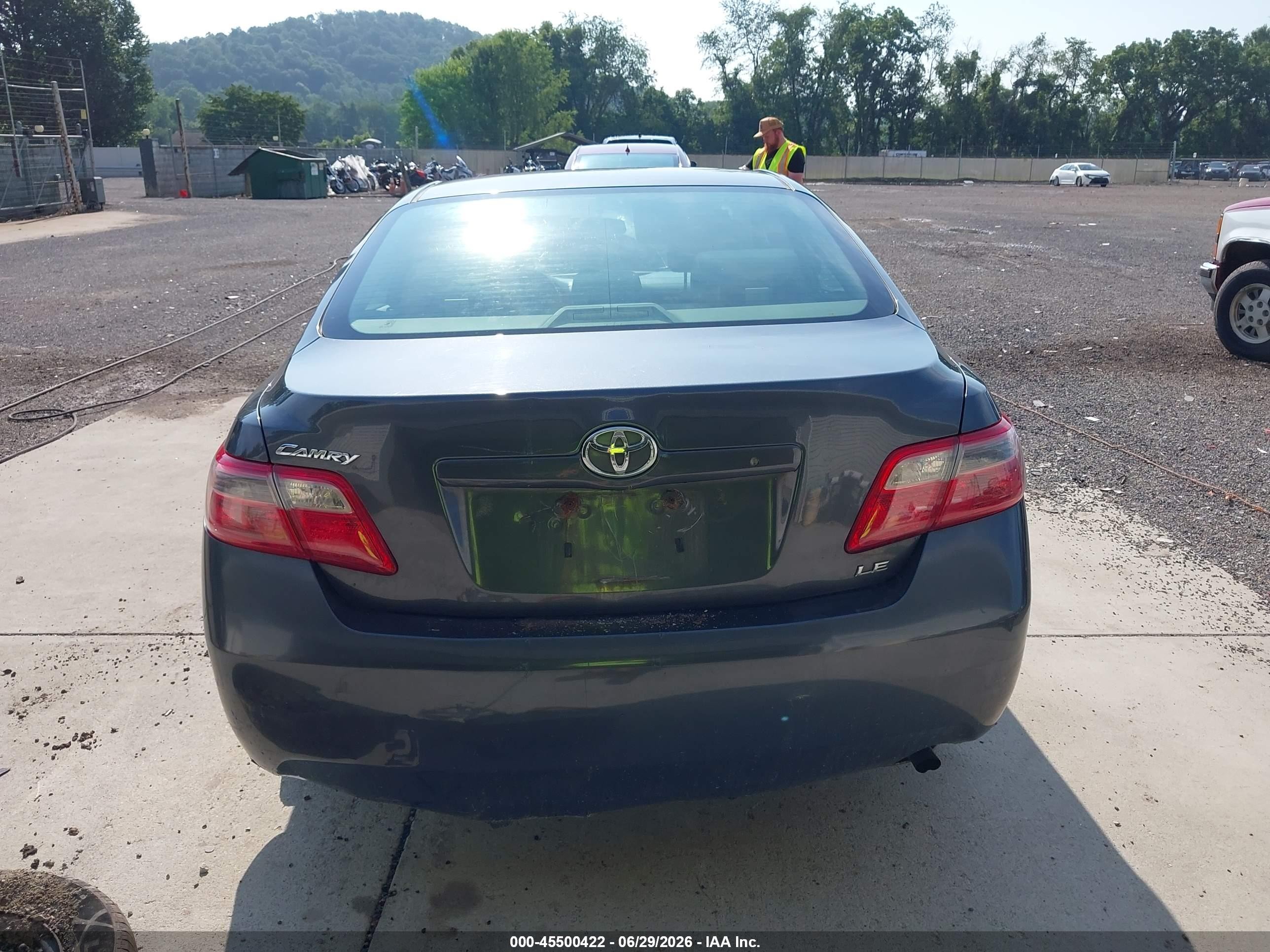 2007 Toyota Camry Le Gray vin: 4T1BE46K97U722902