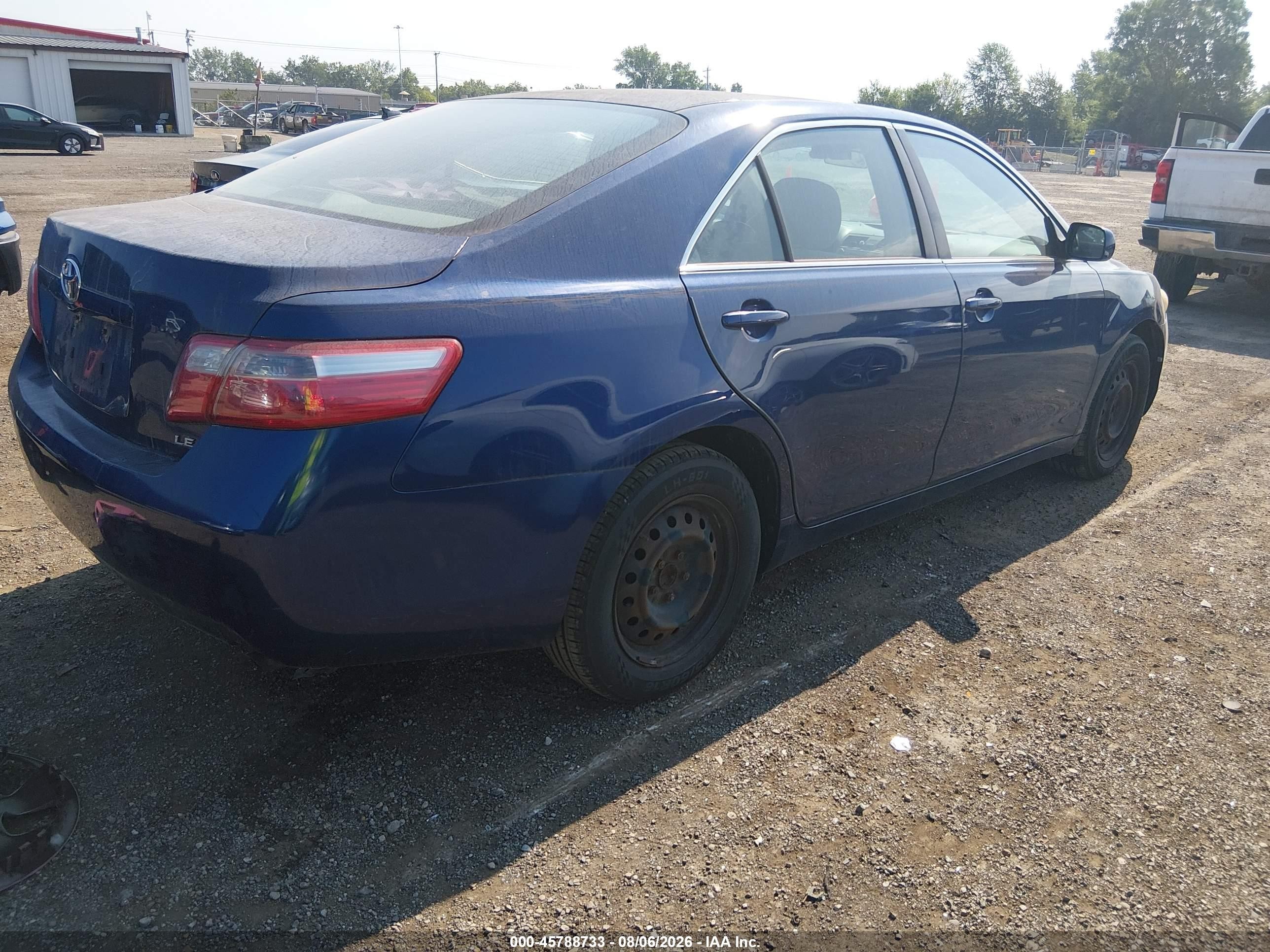 2008 Toyota Camry Le Blue vin: 4T1BE46K98U204726