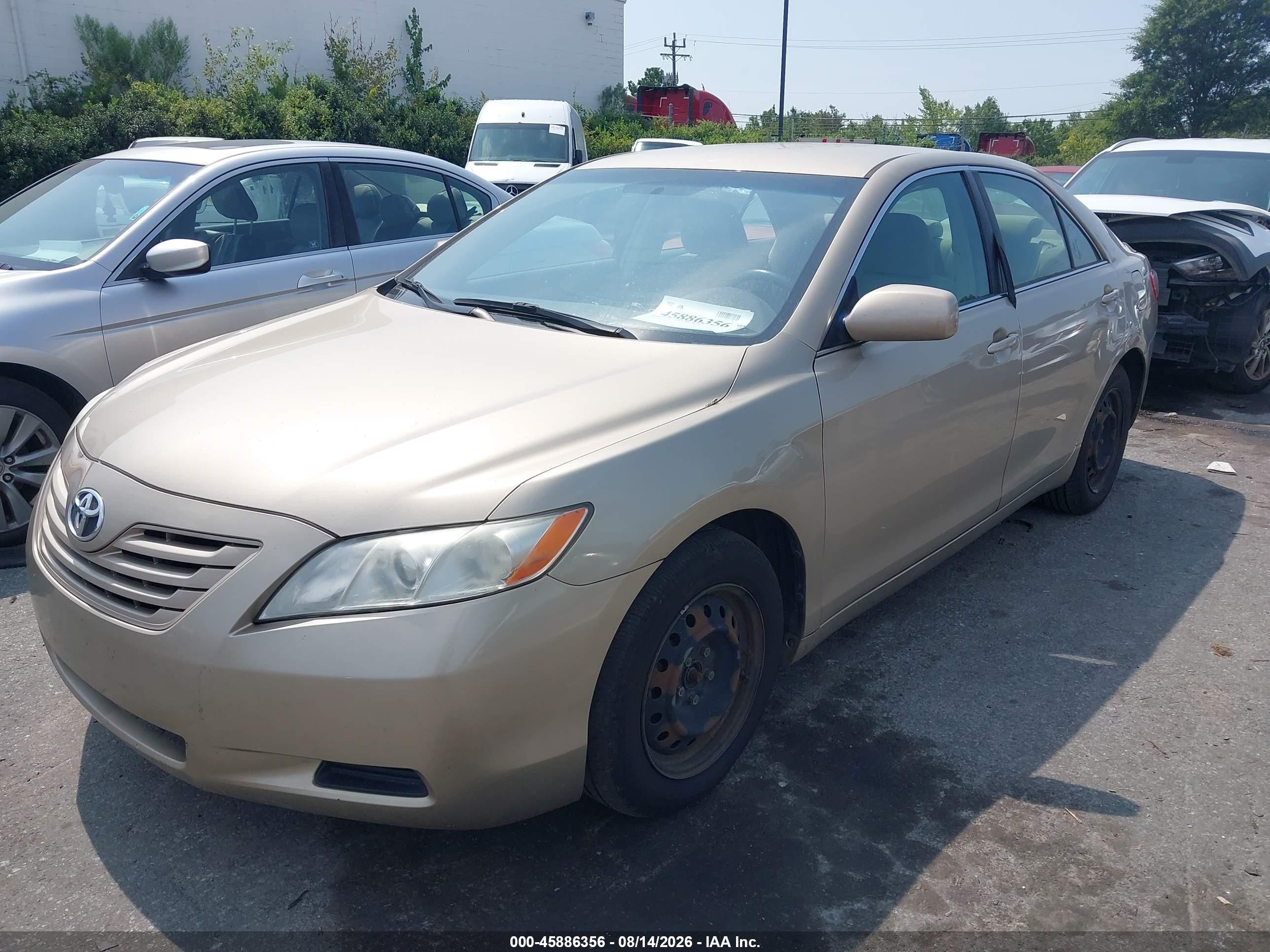 2008 Toyota Camry Le Бежевый vin: 4T1BE46K98U215032