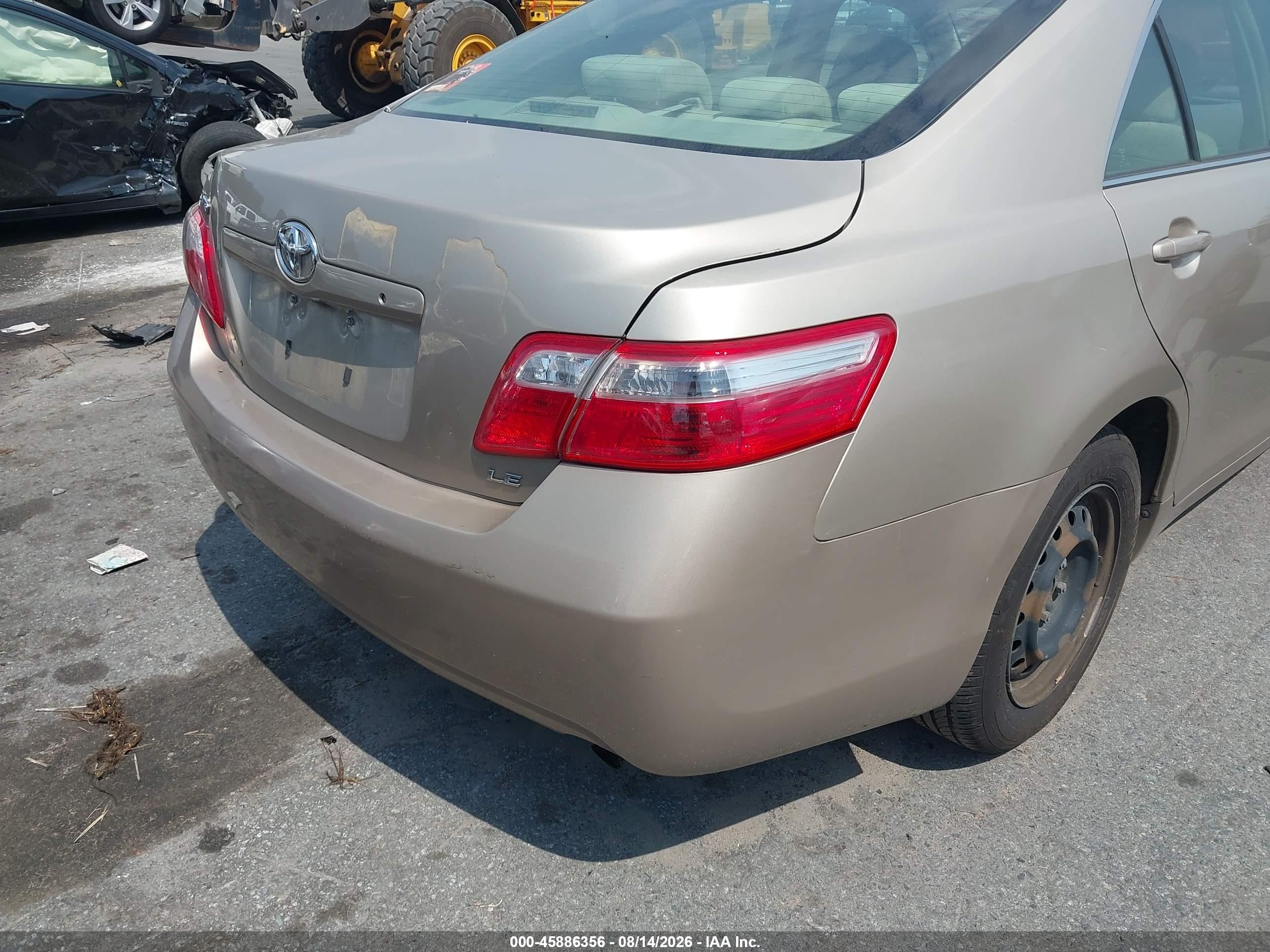 2008 Toyota Camry Le Бежевый vin: 4T1BE46K98U215032