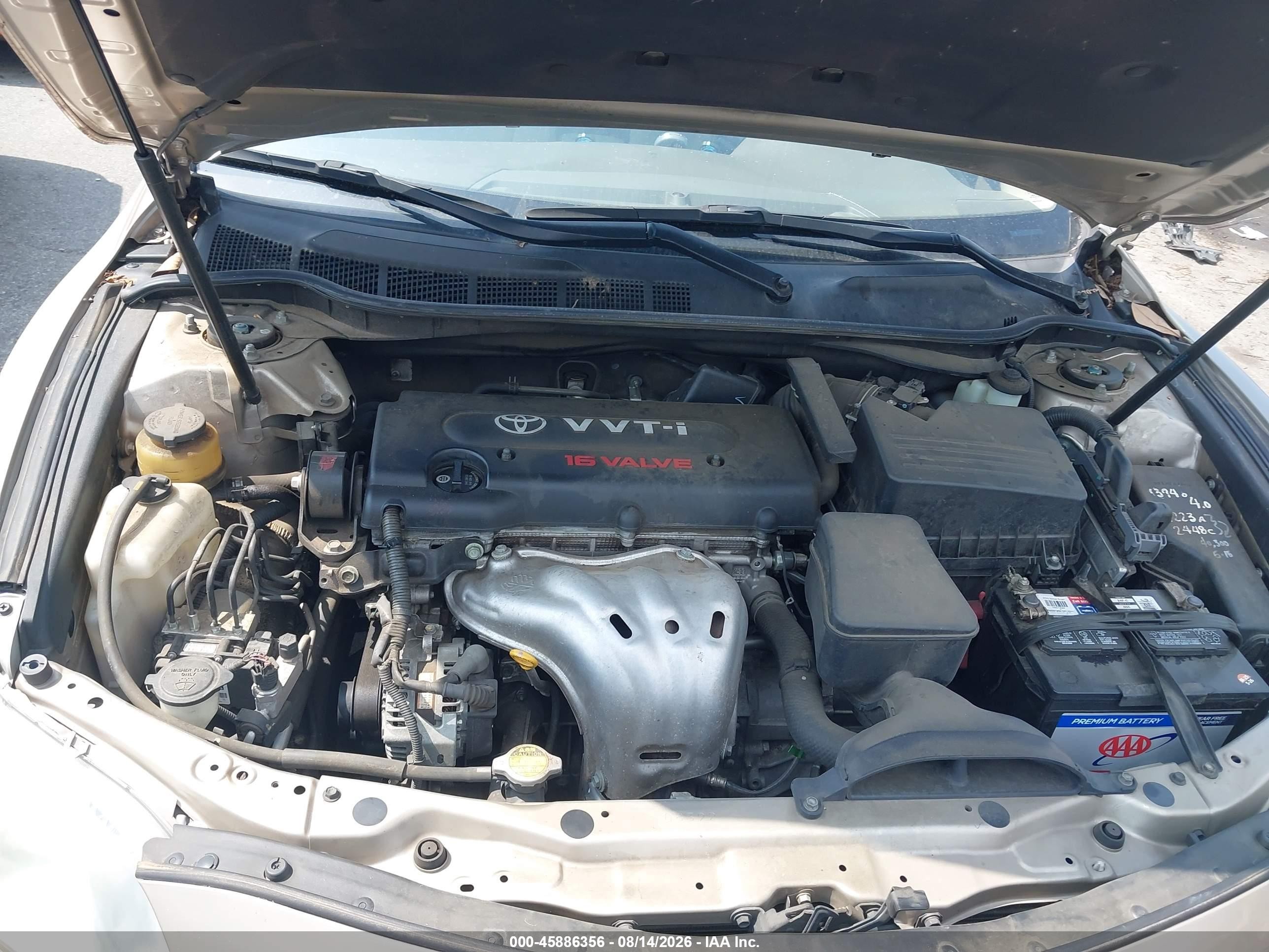 2008 Toyota Camry Le Бежевый vin: 4T1BE46K98U215032
