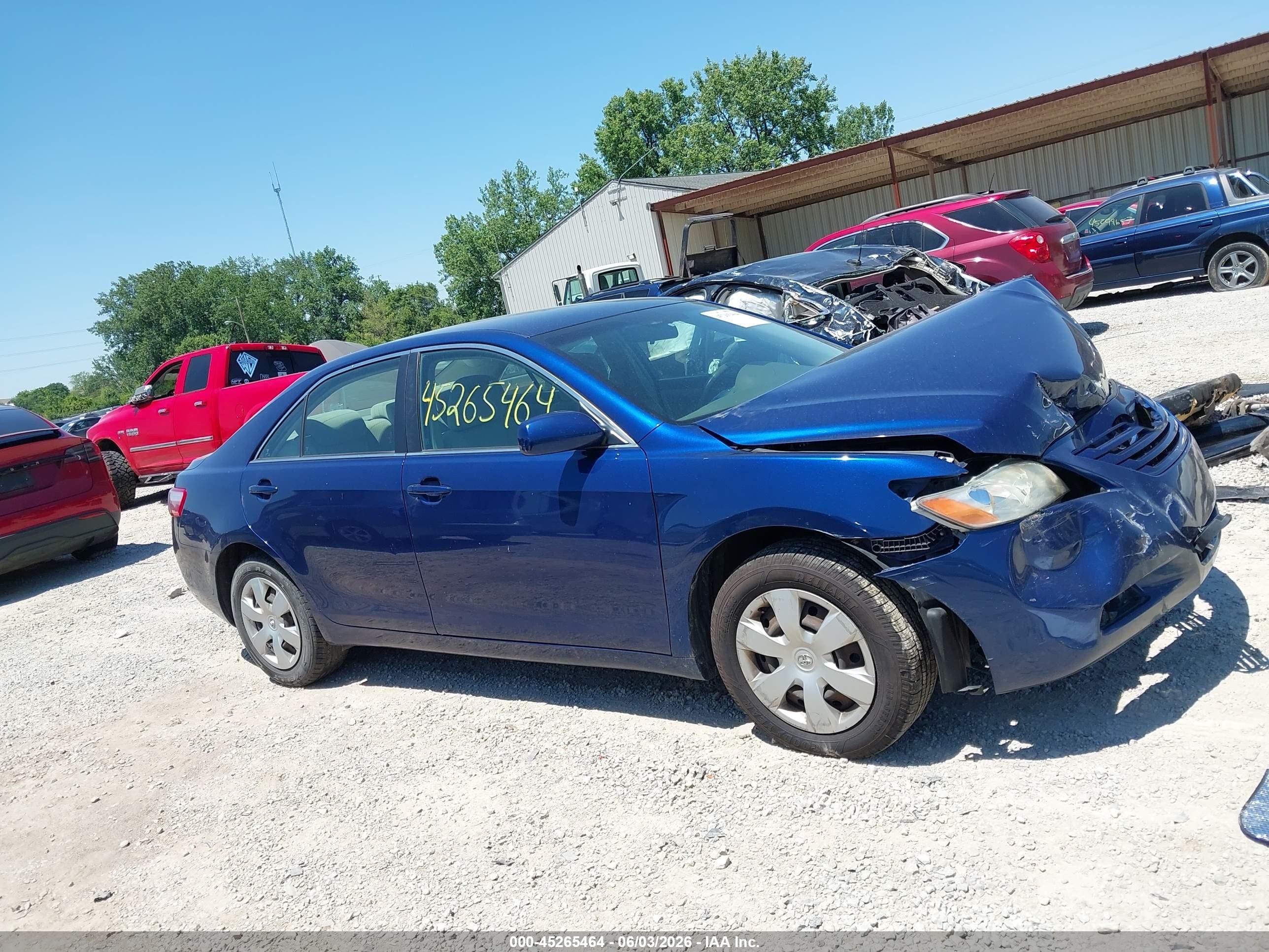 2008 Toyota Camry Le Синий vin: 4T1BE46K98U219131