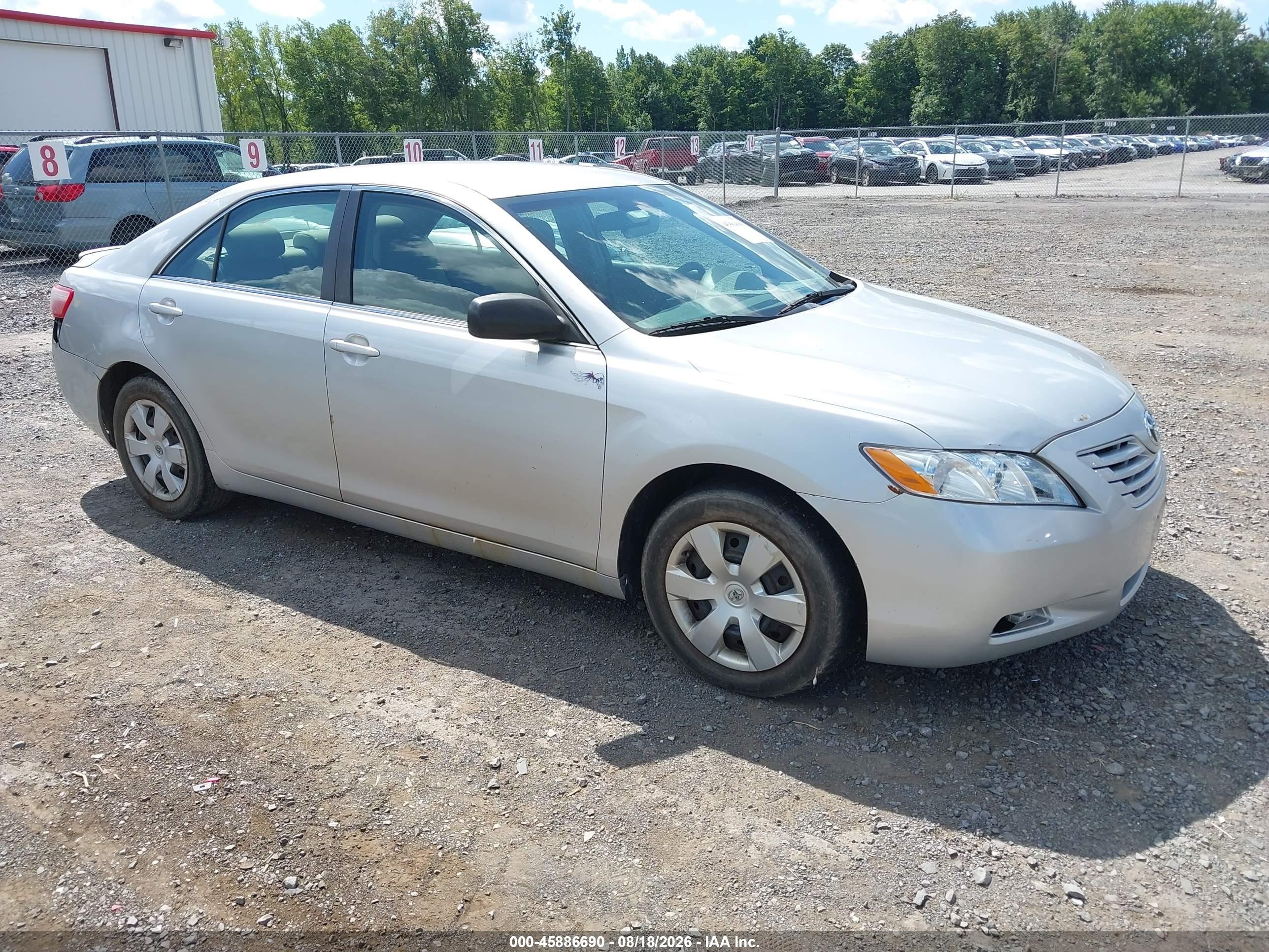 2008 Toyota Camry Le Silver vin: 4T1BE46K98U226466