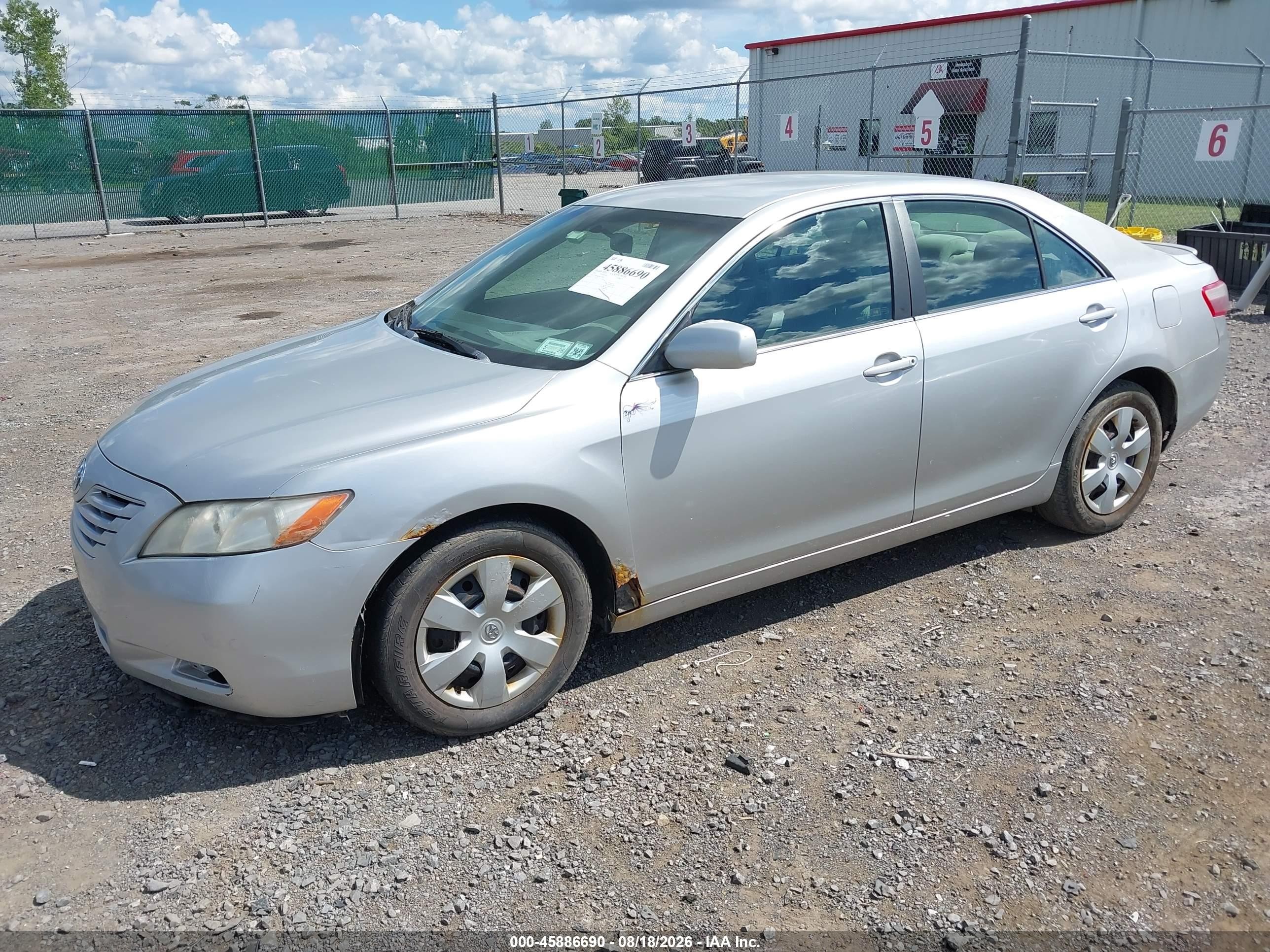 2008 Toyota Camry Le Silver vin: 4T1BE46K98U226466