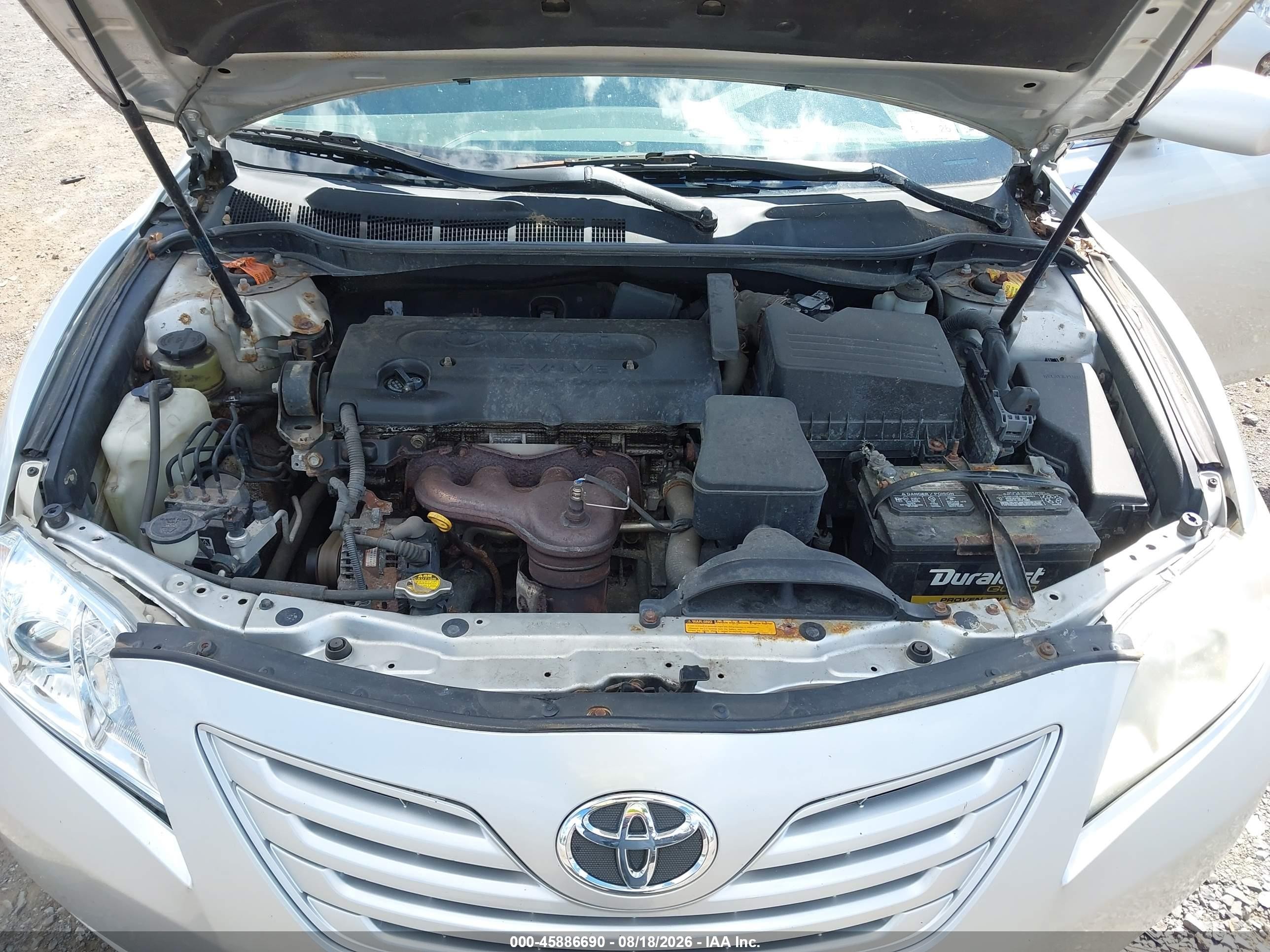 2008 Toyota Camry Le Silver vin: 4T1BE46K98U226466