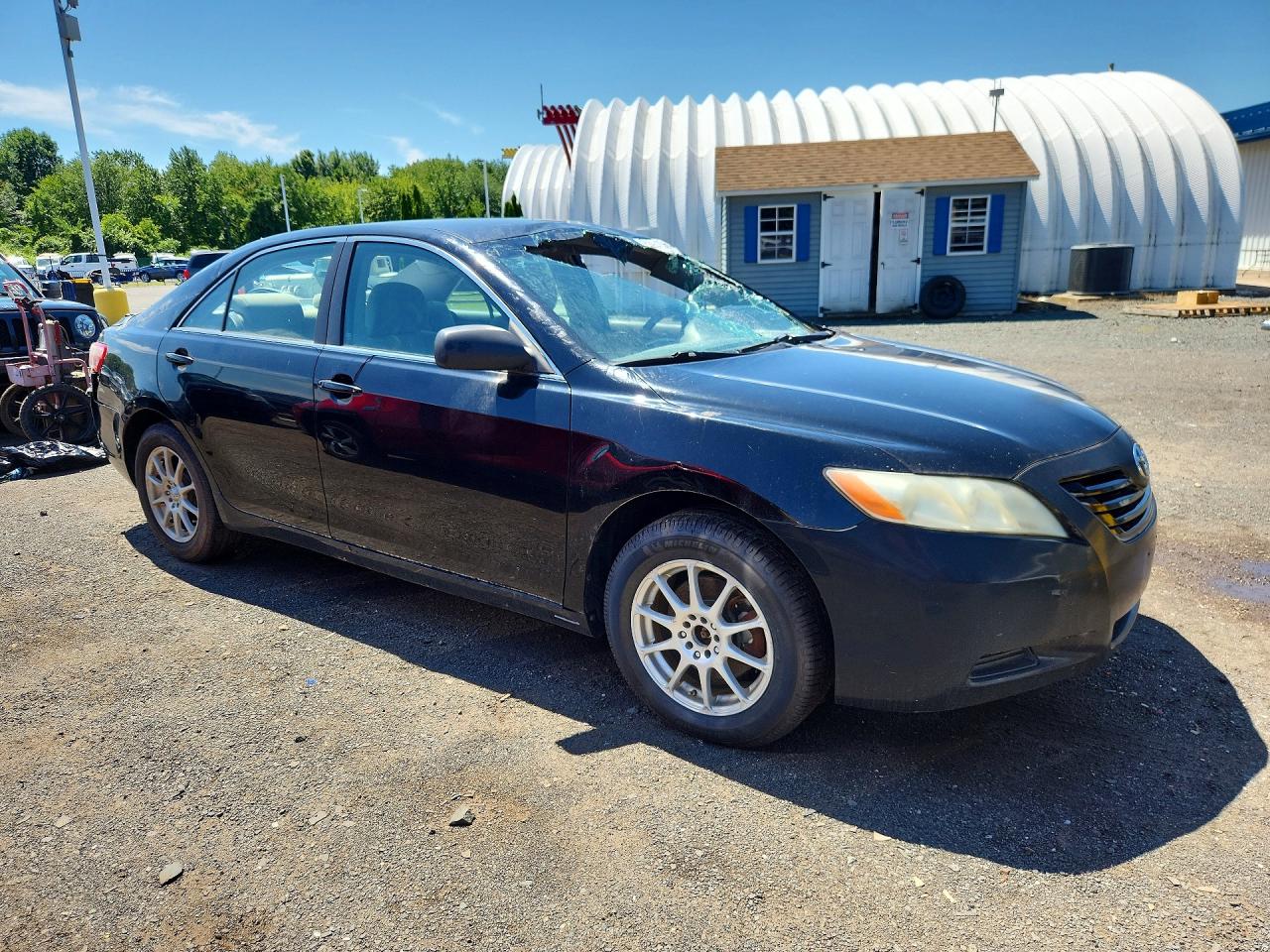 2008 Toyota Camry Base Black vin: 4T1BE46K98U229707
