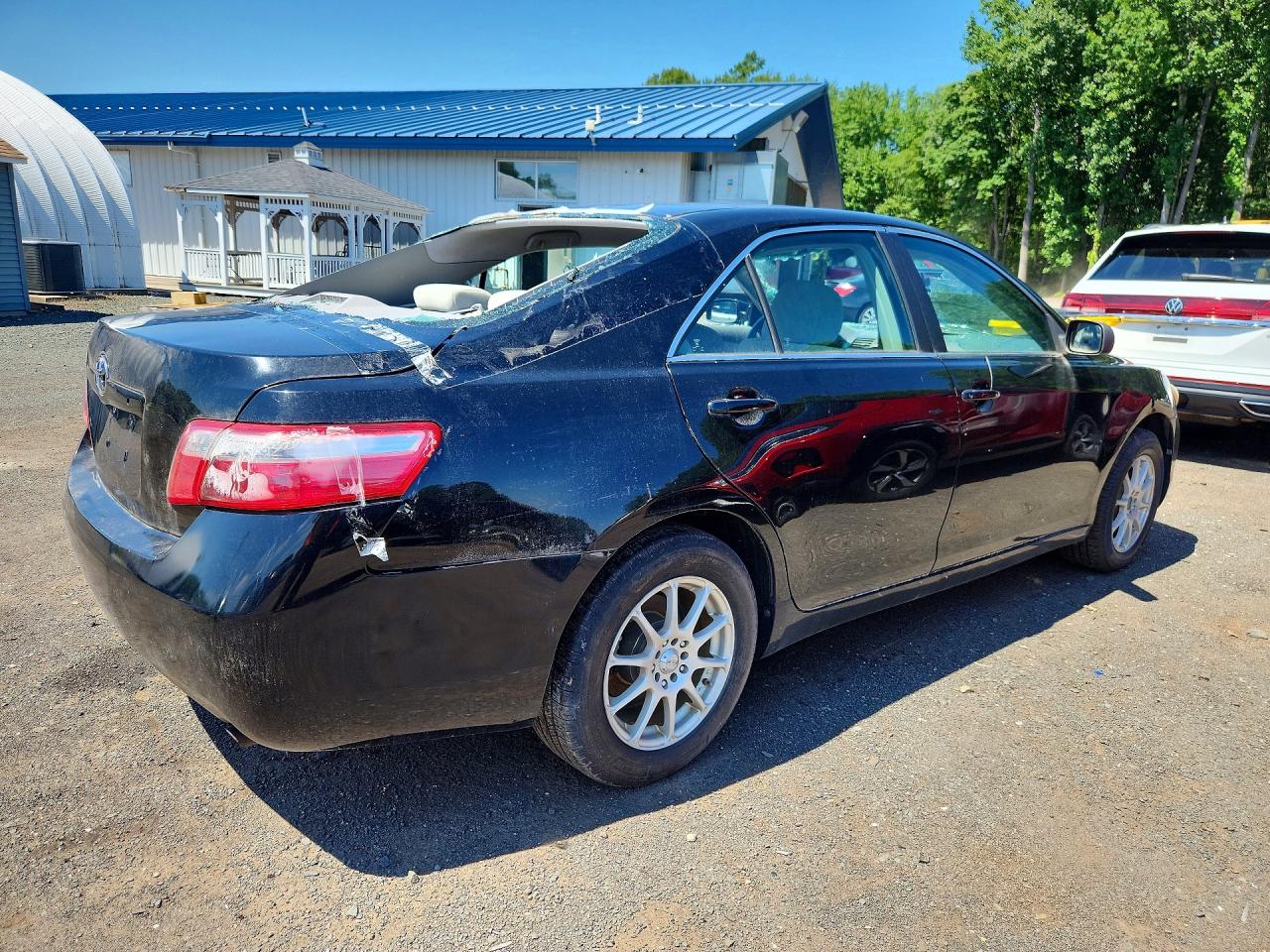 2008 Toyota Camry Base Black vin: 4T1BE46K98U229707