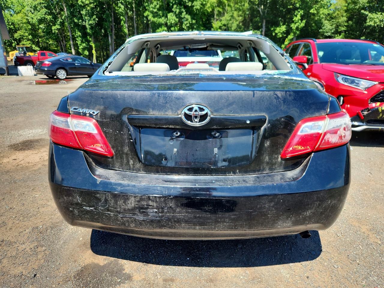 2008 Toyota Camry Base Black vin: 4T1BE46K98U229707