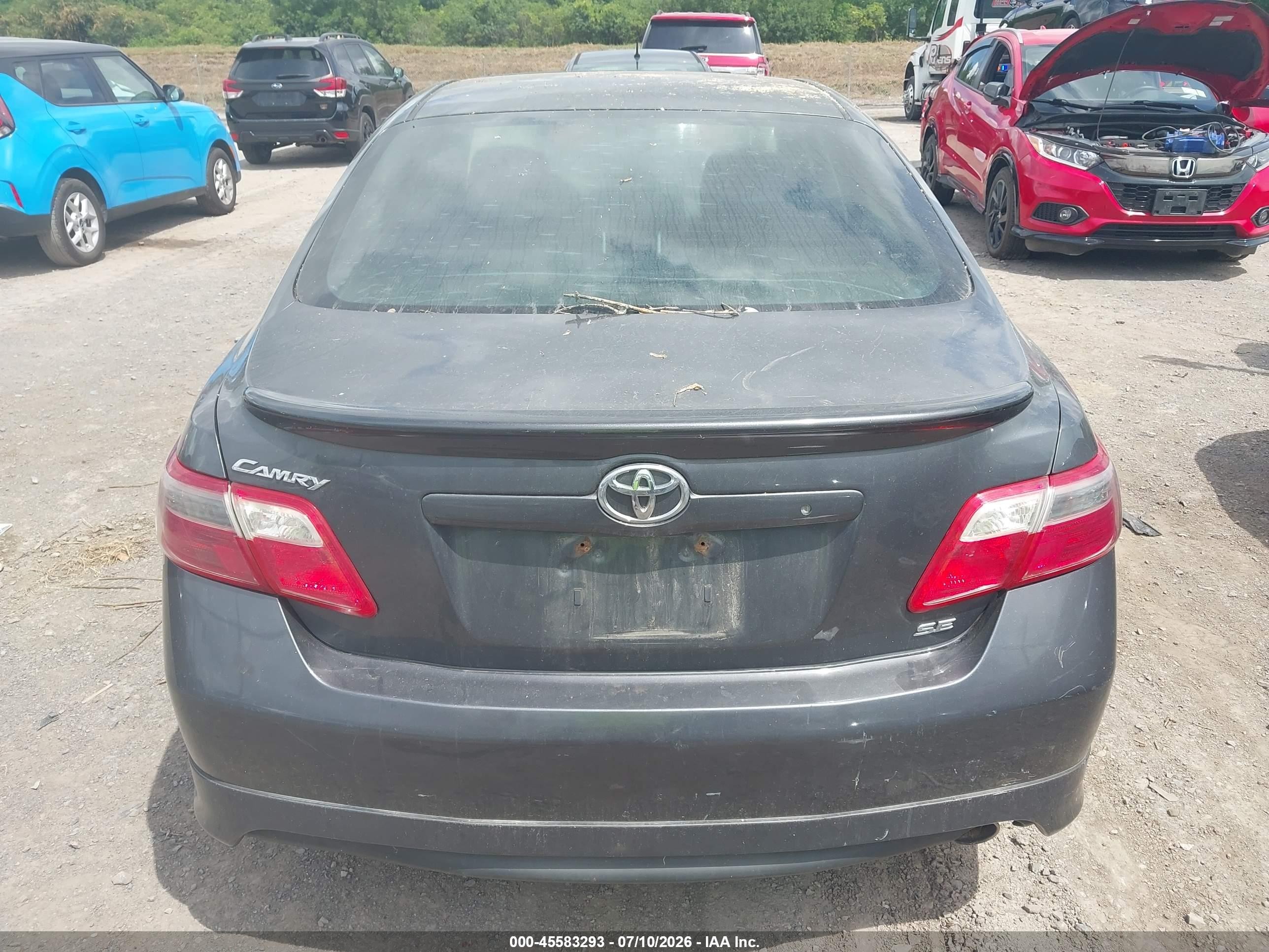 2008 Toyota Camry Se Серый vin: 4T1BE46K98U233952