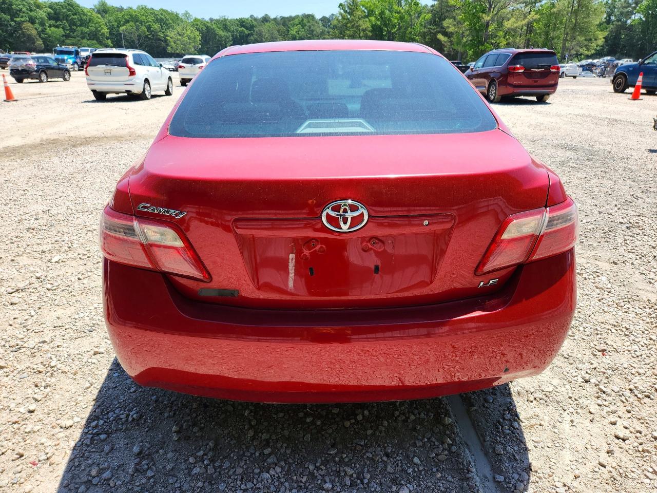 2008 Toyota Camry Le Red vin: 4T1BE46K98U235622