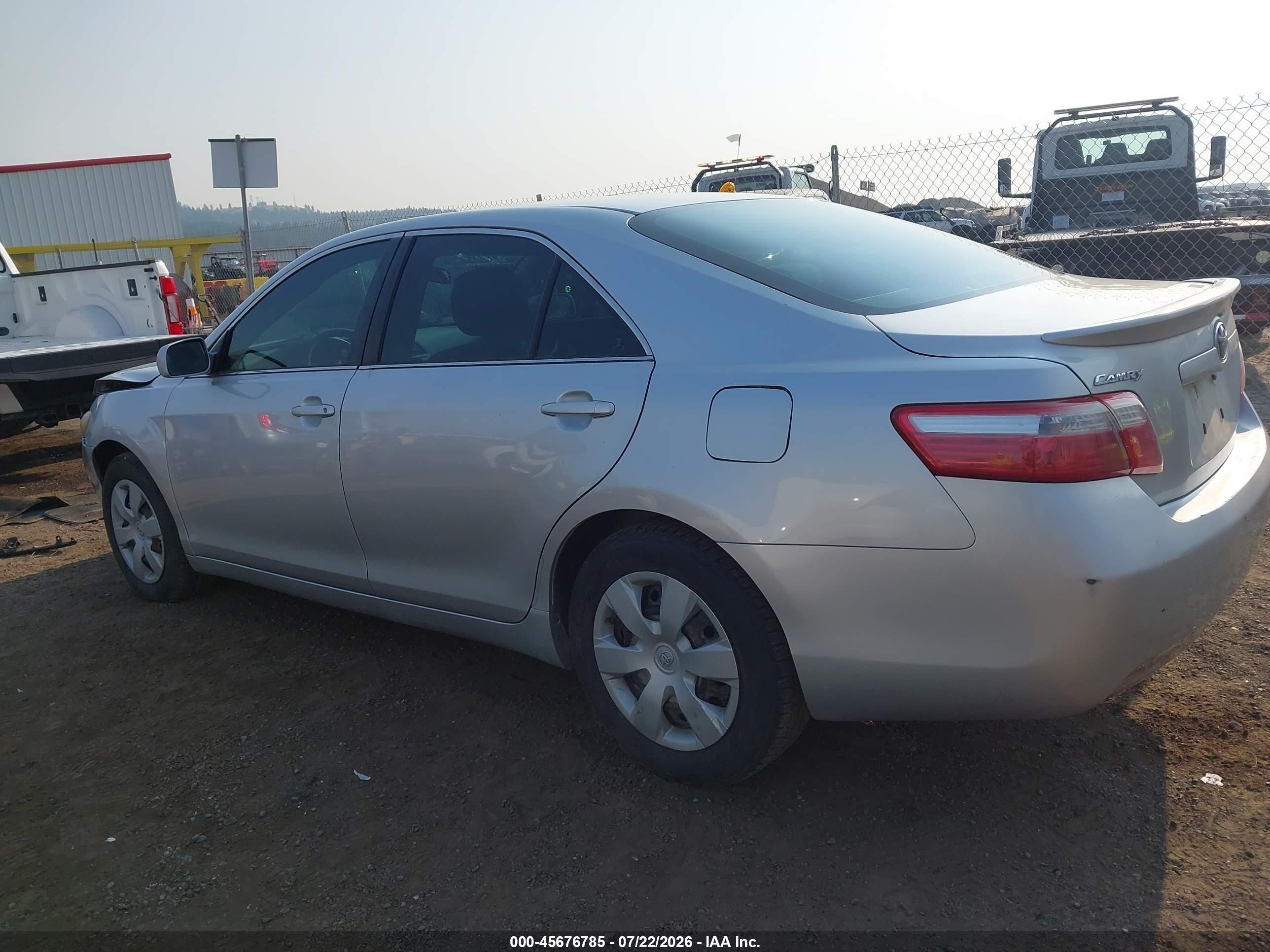 2008 Toyota Camry   Silver vin: 4T1BE46K98U254252