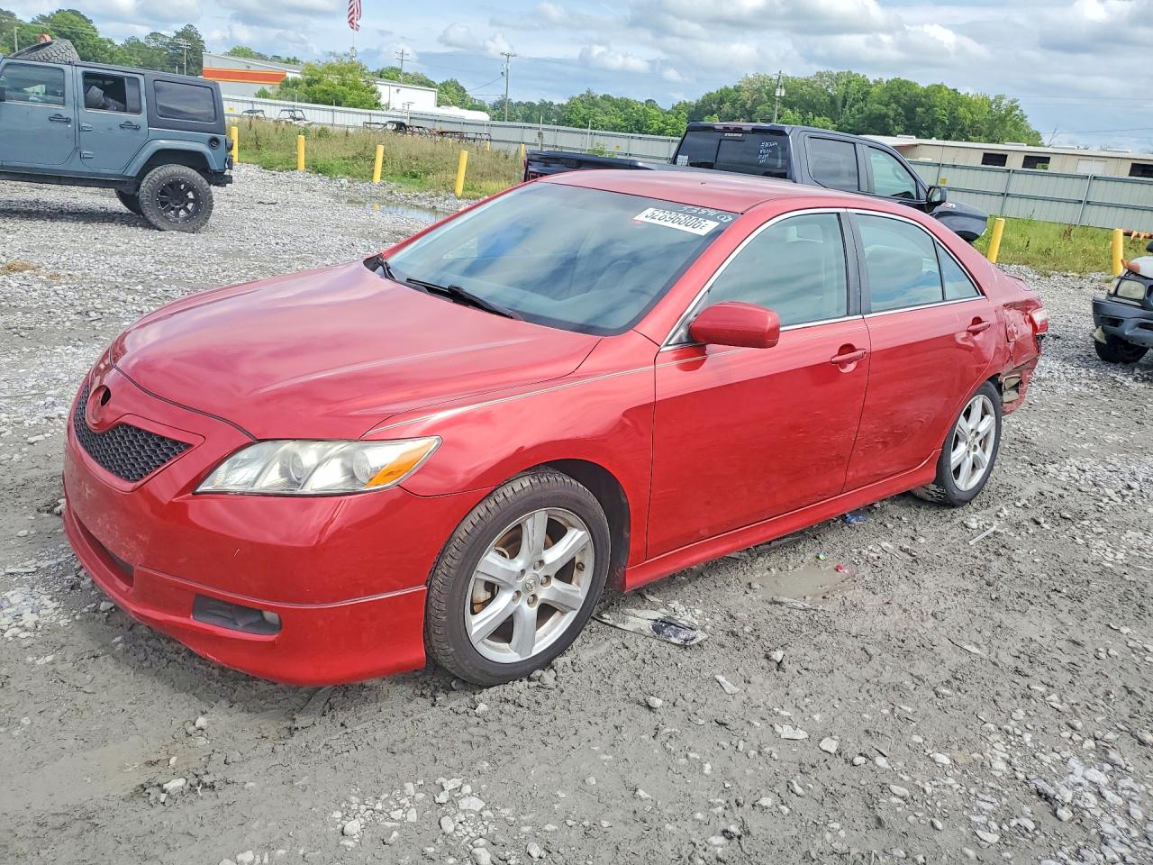 2009 Toyota Camry Se Красный vin: 4T1BE46K99U271201