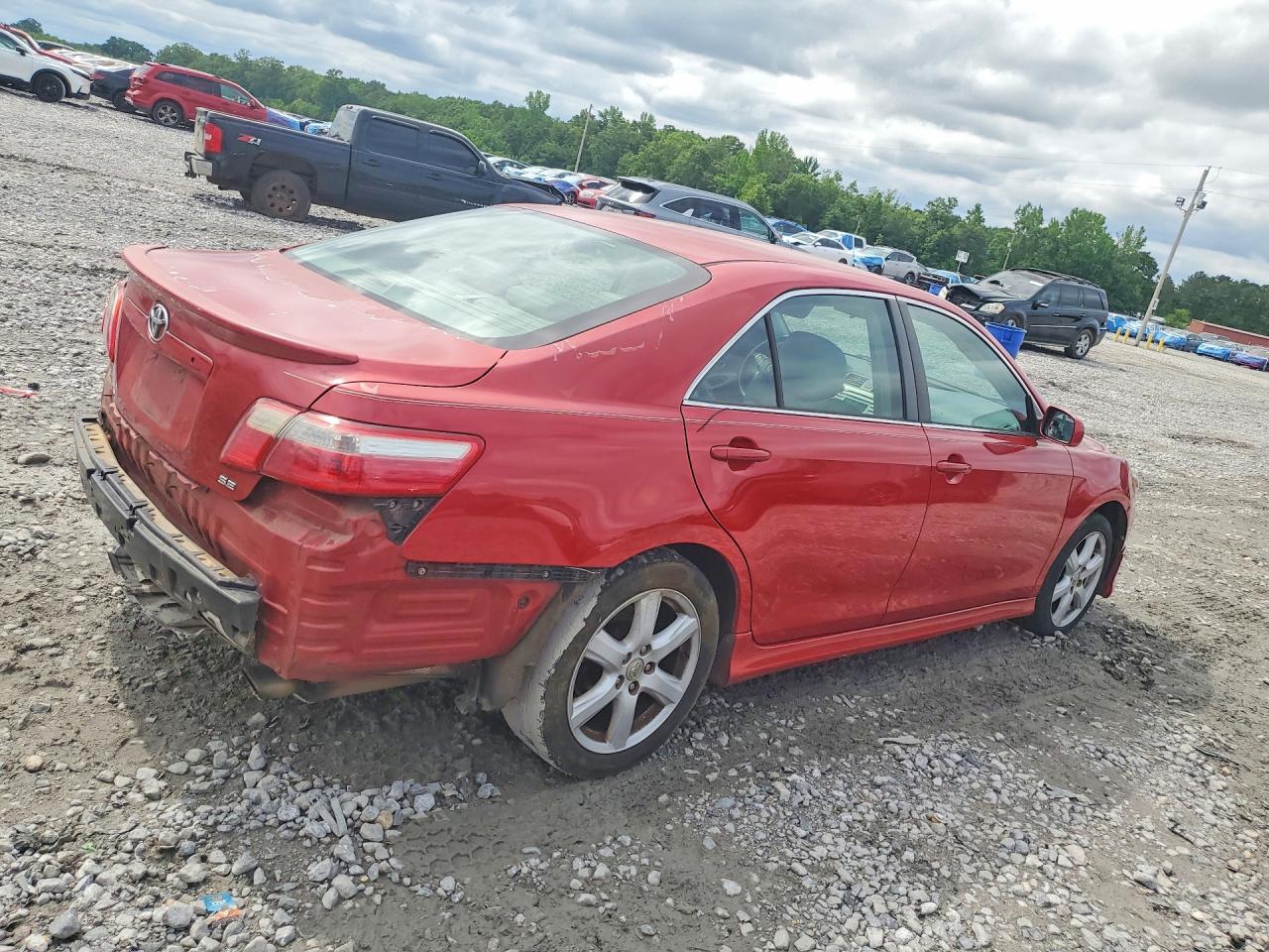 2009 Toyota Camry Se Красный vin: 4T1BE46K99U271201