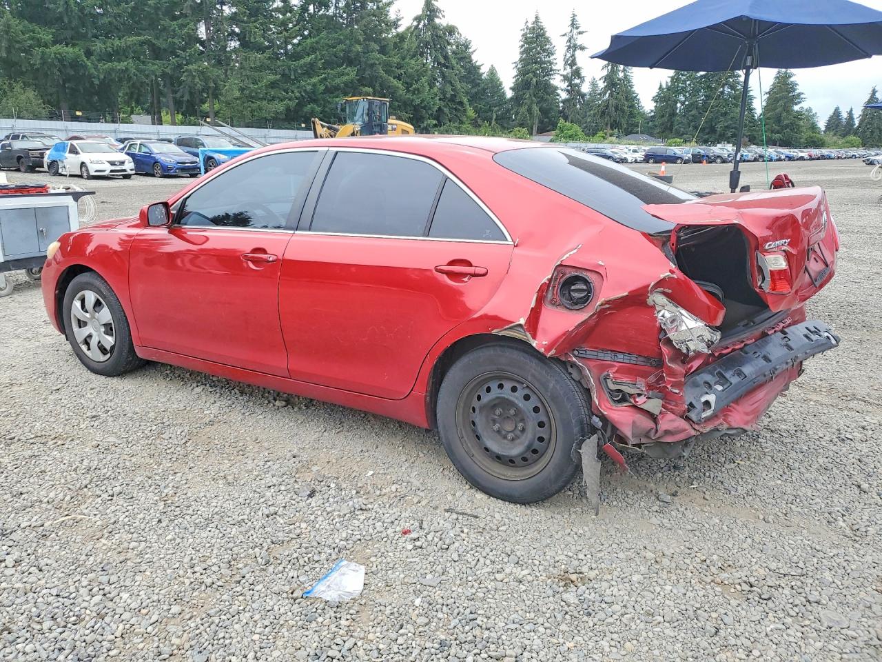 2009 Toyota Camry Le Red vin: 4T1BE46K99U271490