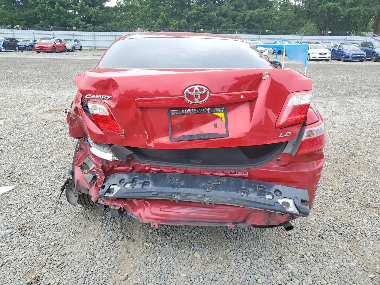 2009 Toyota Camry Le Red vin: 4T1BE46K99U271490
