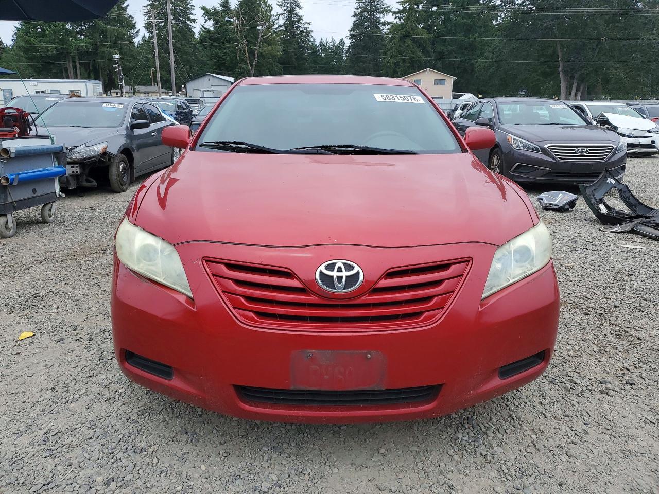 2009 Toyota Camry Le Red vin: 4T1BE46K99U271490