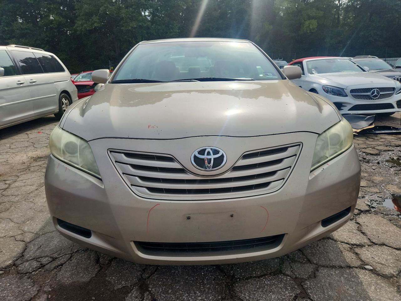 2009 Toyota Camry Le Бежевый vin: 4T1BE46K99U277466