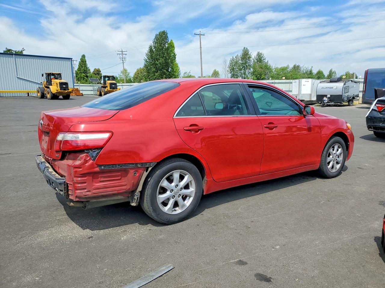2009 Toyota Camry Le Red vin: 4T1BE46K99U283543