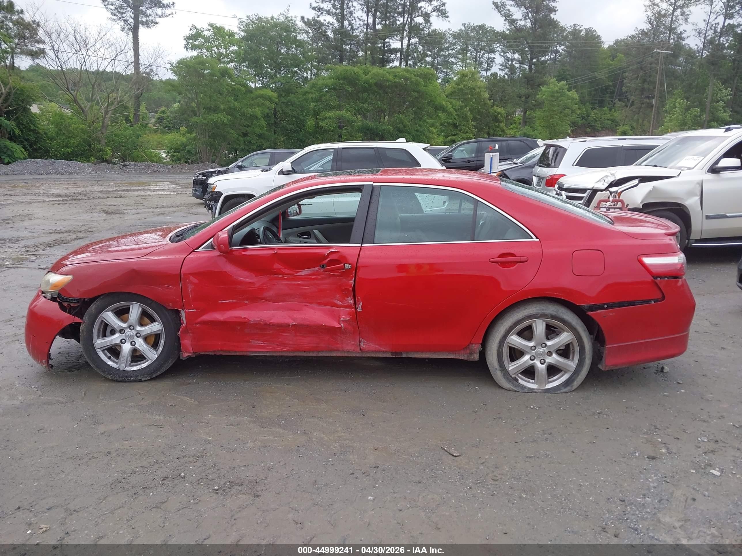 2009 Toyota Camry Se Красный vin: 4T1BE46K99U285812