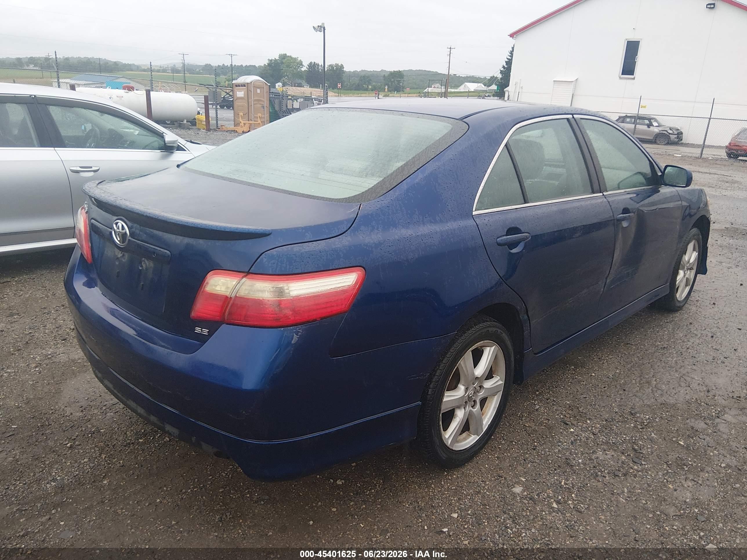2009 Toyota Camry Se Blue vin: 4T1BE46K99U299483