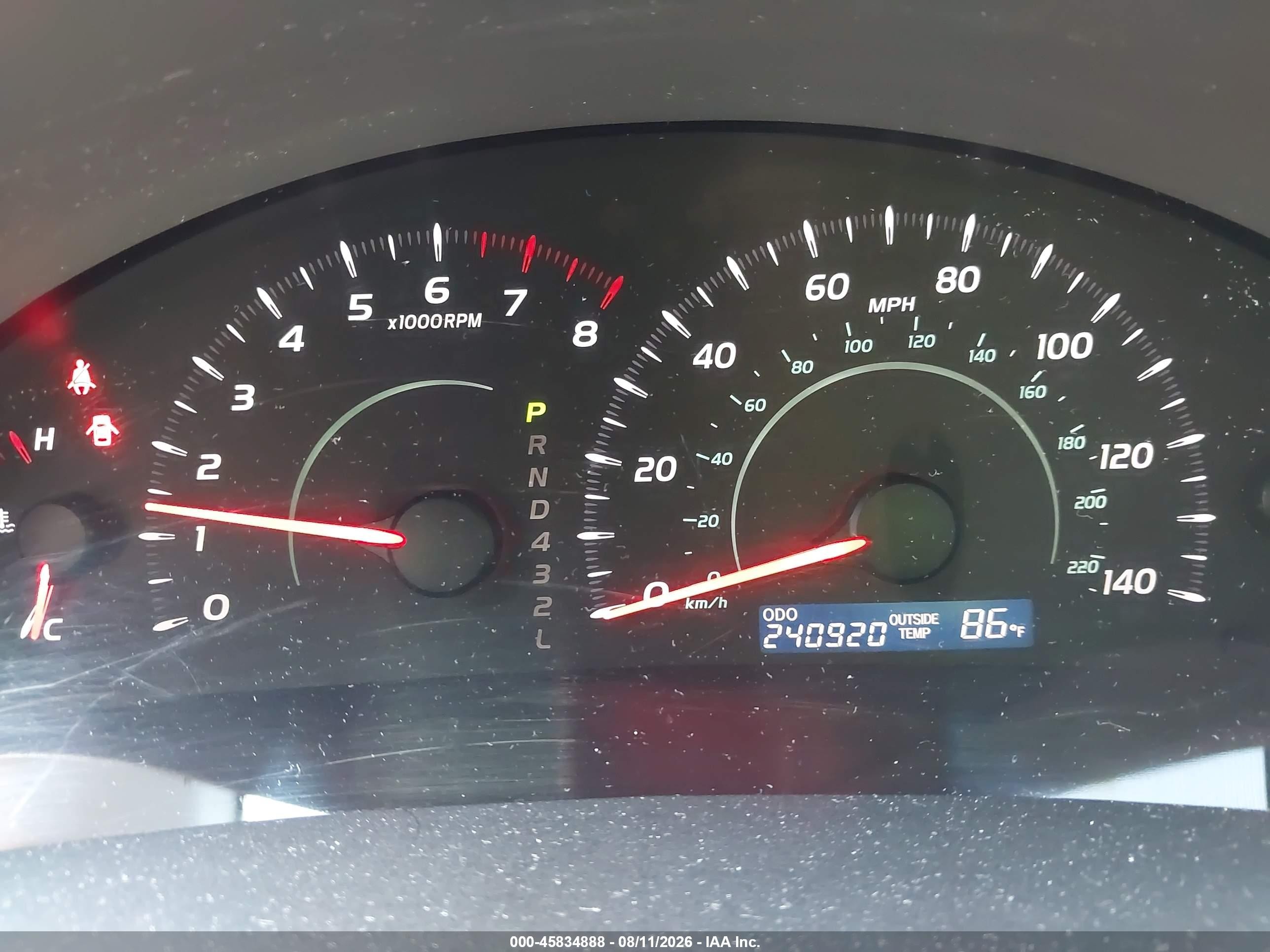 2009 Toyota Camry Le Silver vin: 4T1BE46K99U308666