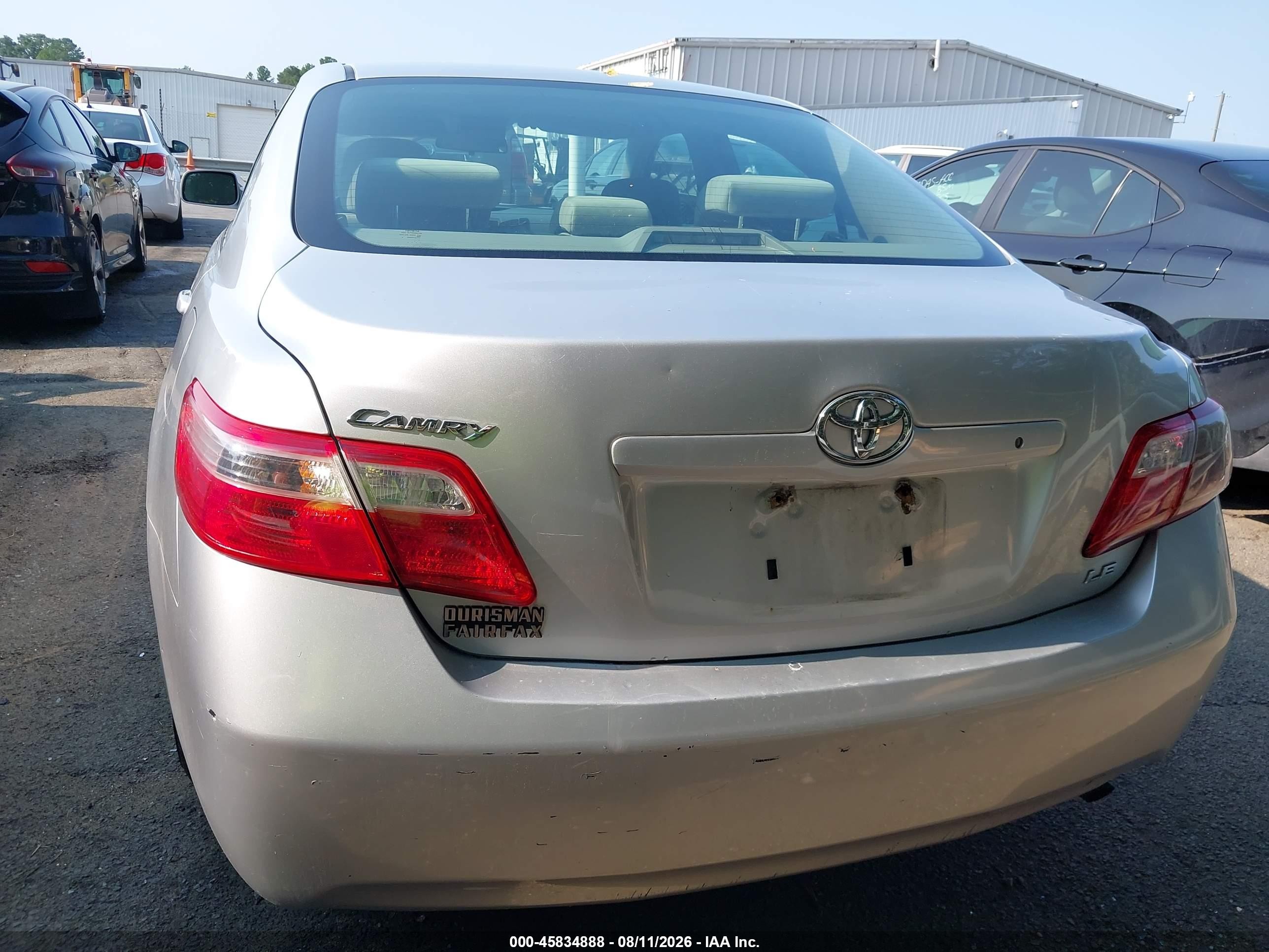 2009 Toyota Camry Le Silver vin: 4T1BE46K99U308666