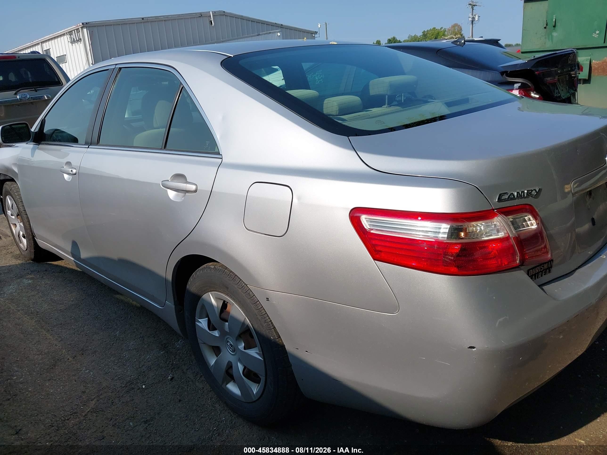 2009 Toyota Camry Le Silver vin: 4T1BE46K99U308666