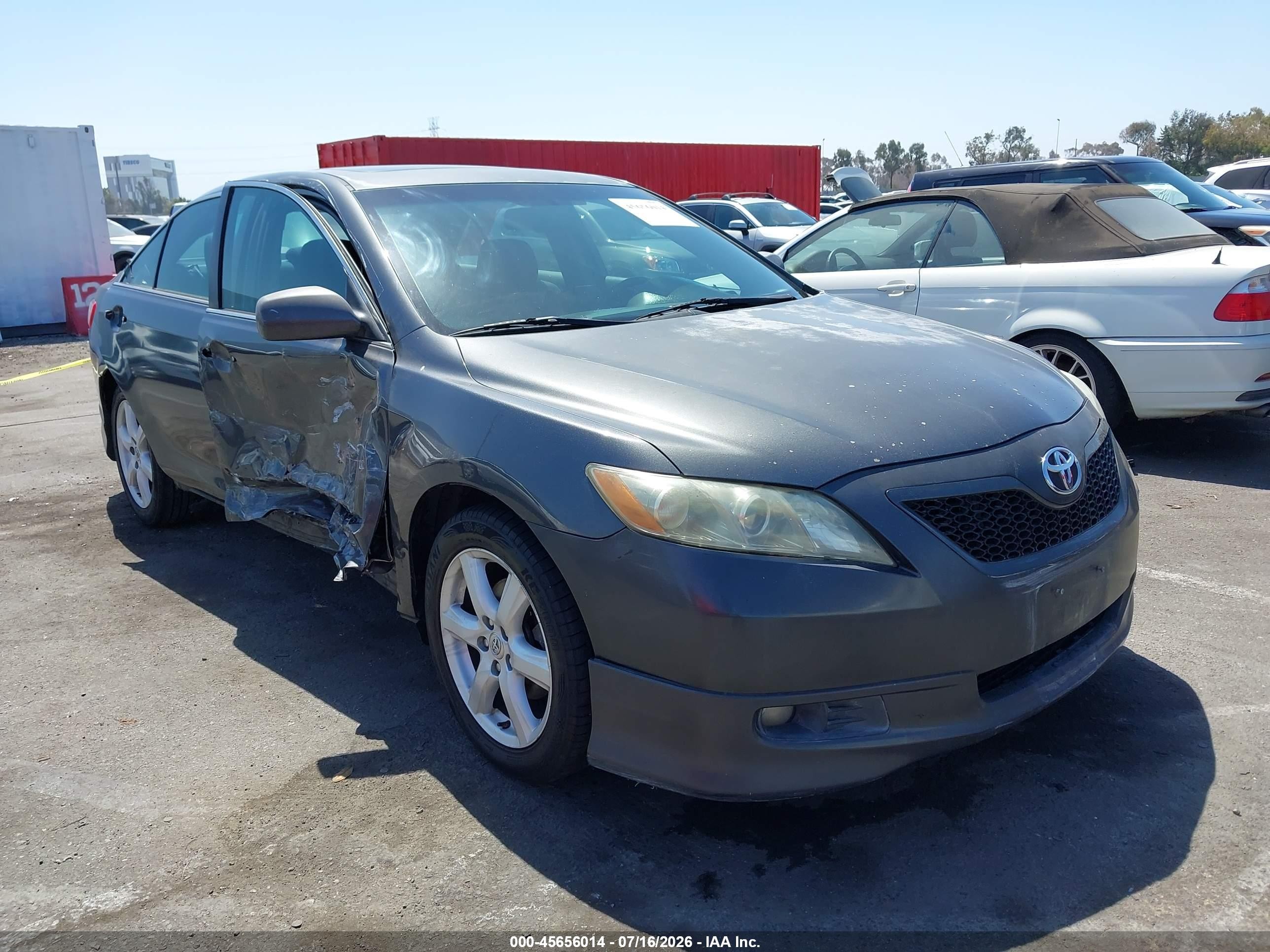 2009 Toyota Camry Se Gray vin: 4T1BE46K99U338332