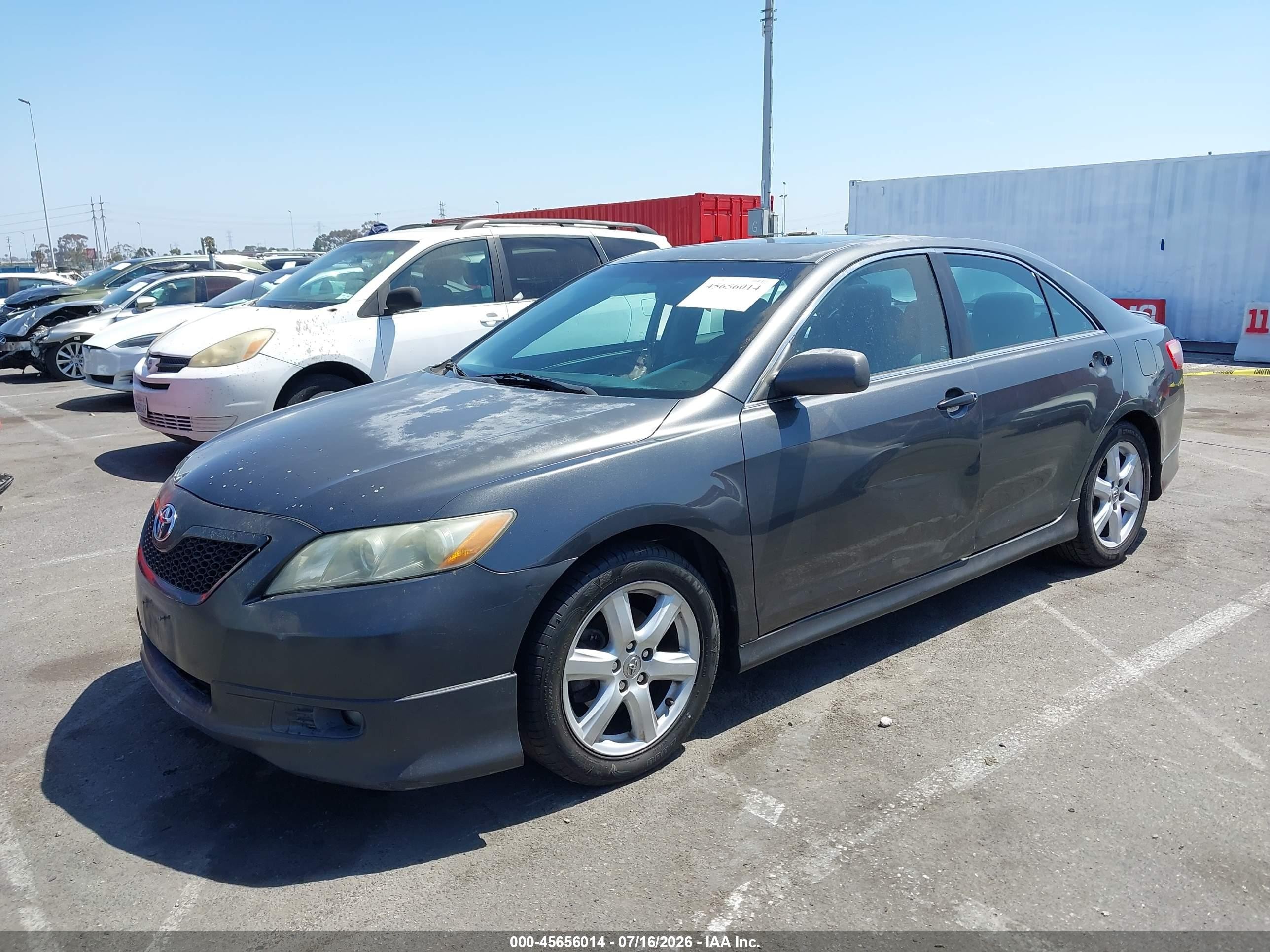 2009 Toyota Camry Se Gray vin: 4T1BE46K99U338332