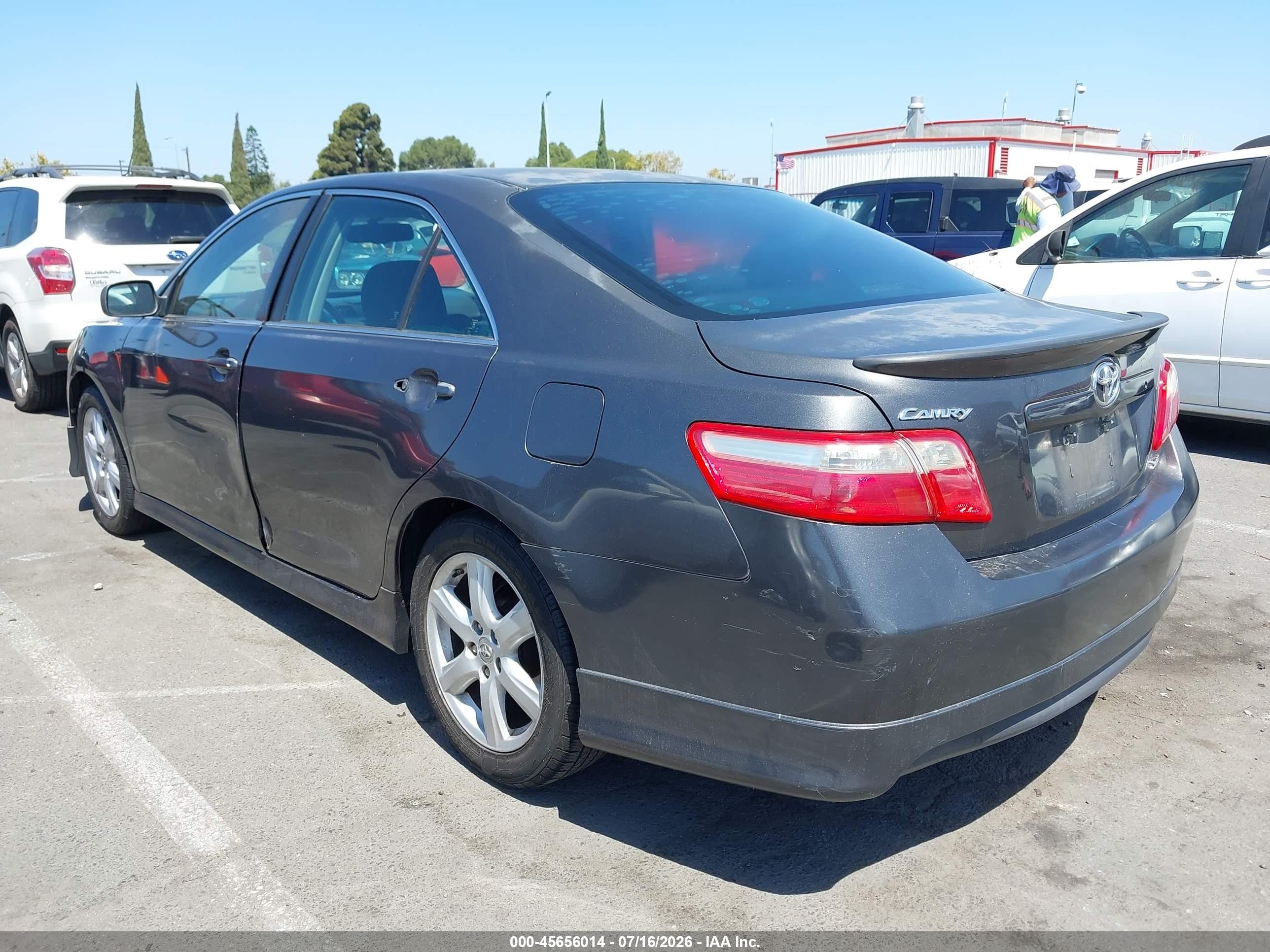 2009 Toyota Camry Se Gray vin: 4T1BE46K99U338332