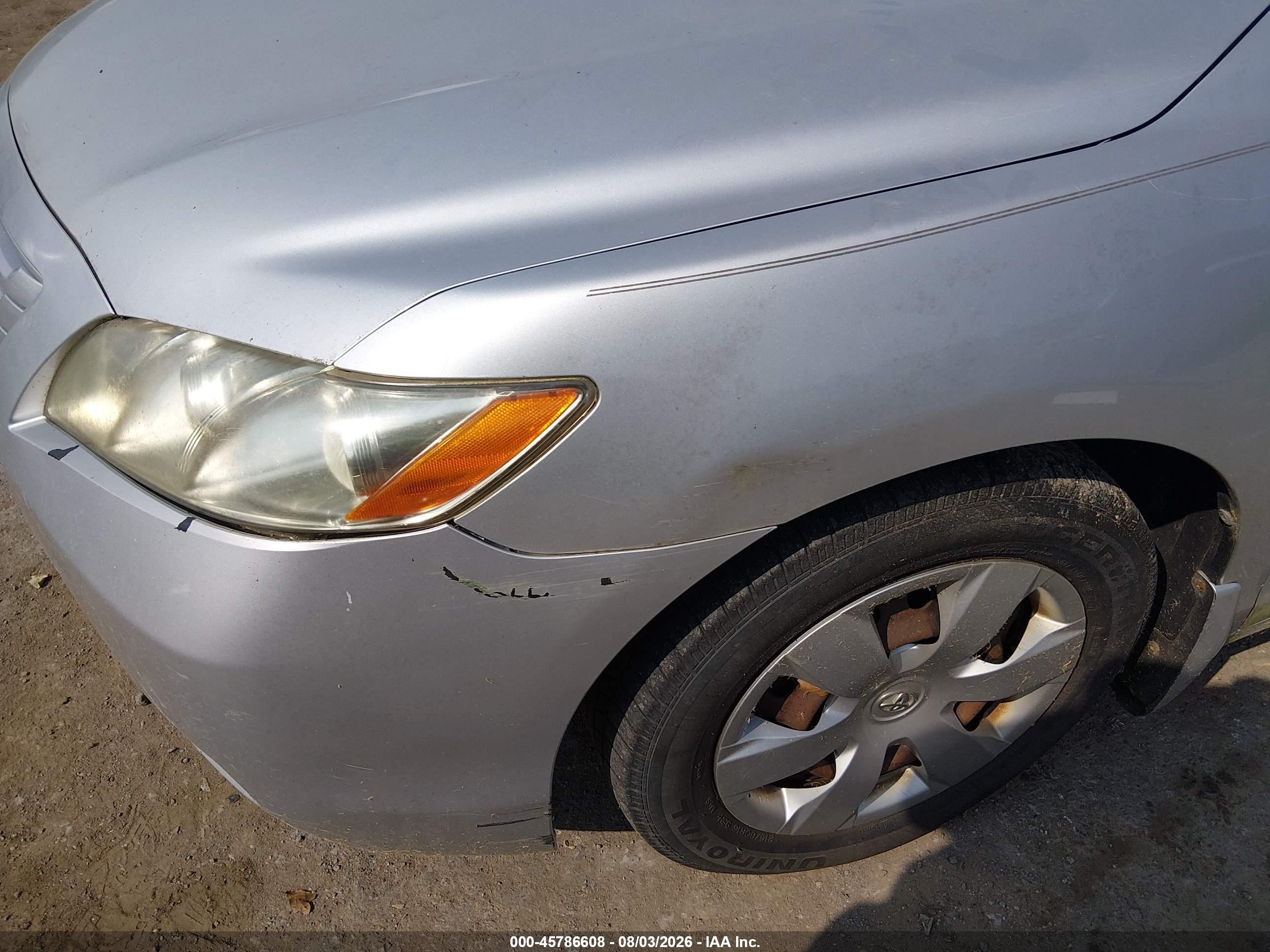 2009 Toyota Camry Le Silver vin: 4T1BE46K99U341568