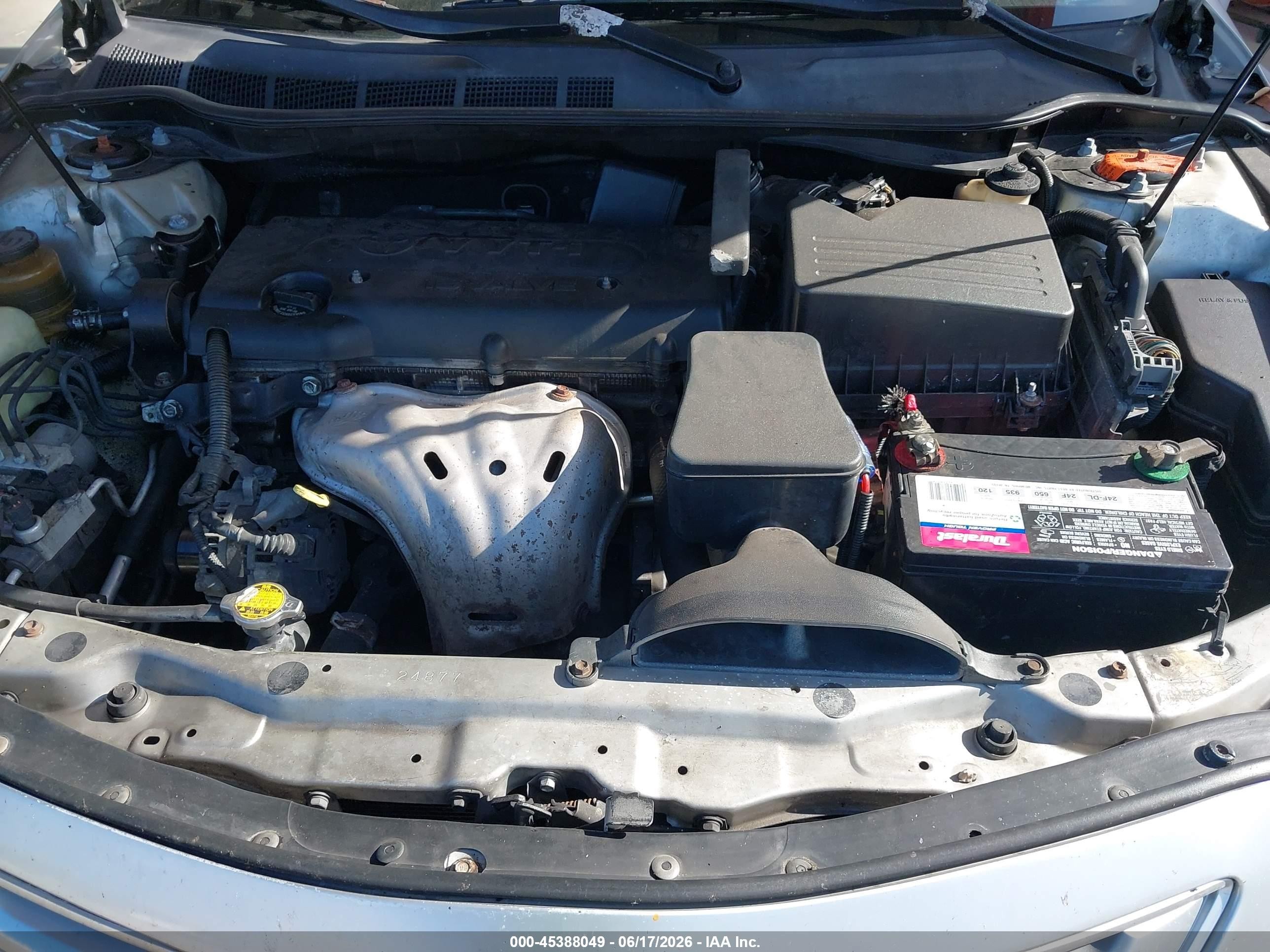 2009 Toyota Camry   Серебряный vin: 4T1BE46K99U377759