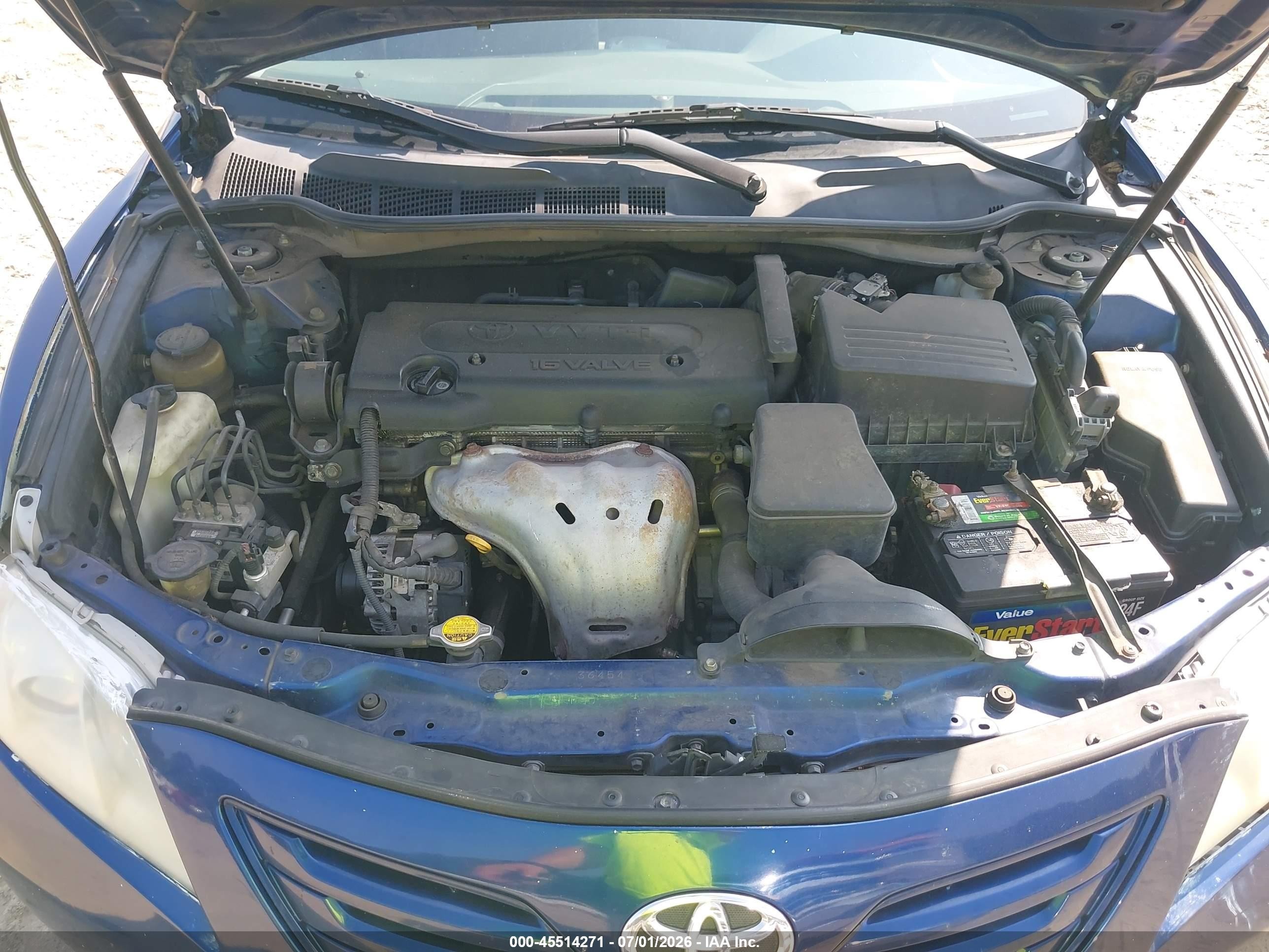 2009 Toyota Camry Le Blue vin: 4T1BE46K99U386395