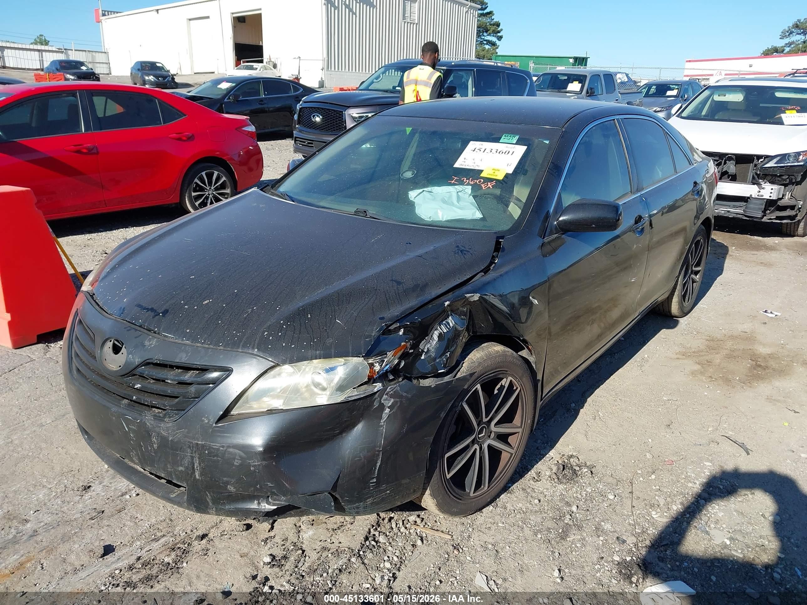 2009 Toyota Camry Le Black vin: 4T1BE46K99U409996
