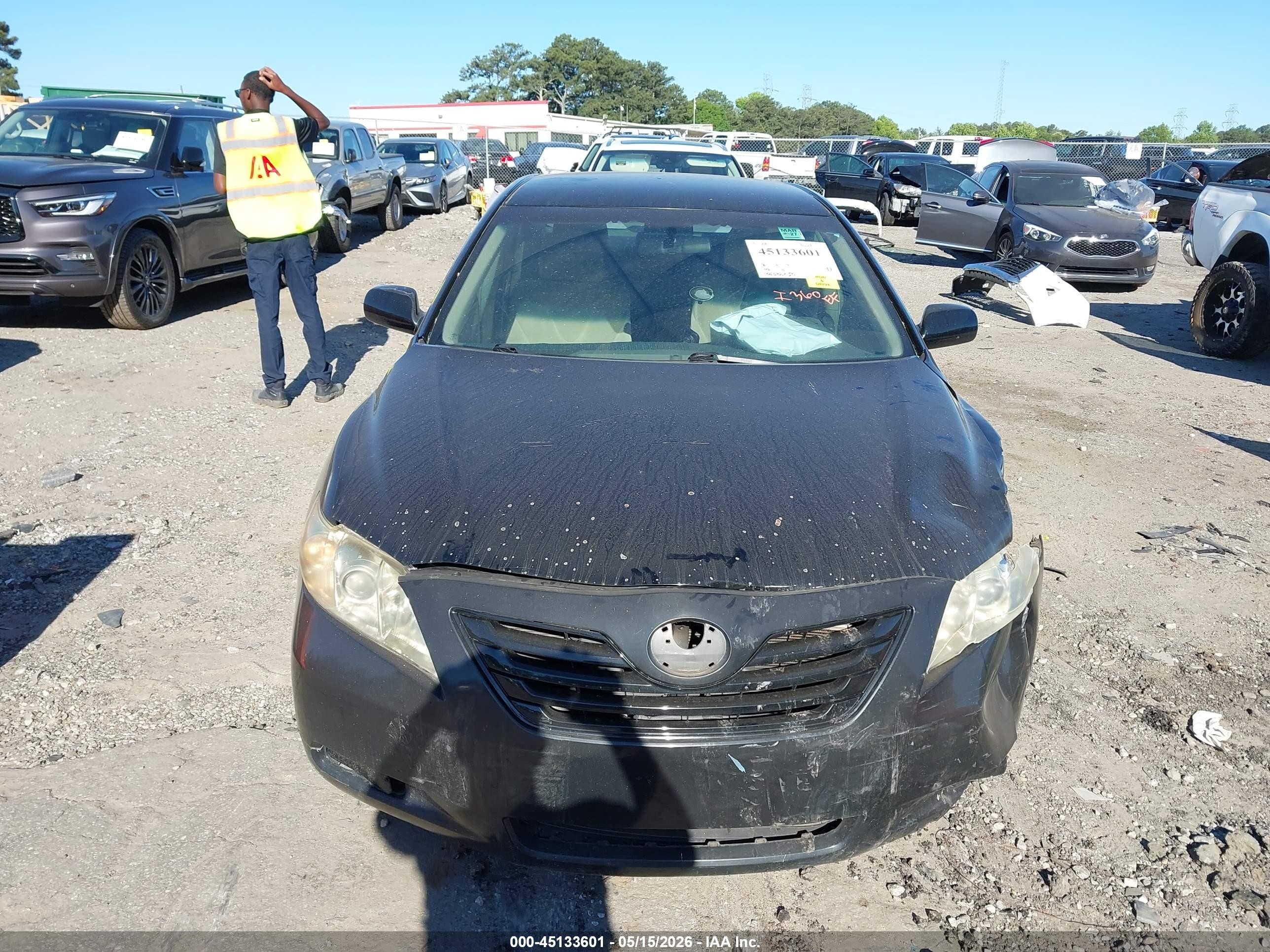 2009 Toyota Camry Le Black vin: 4T1BE46K99U409996