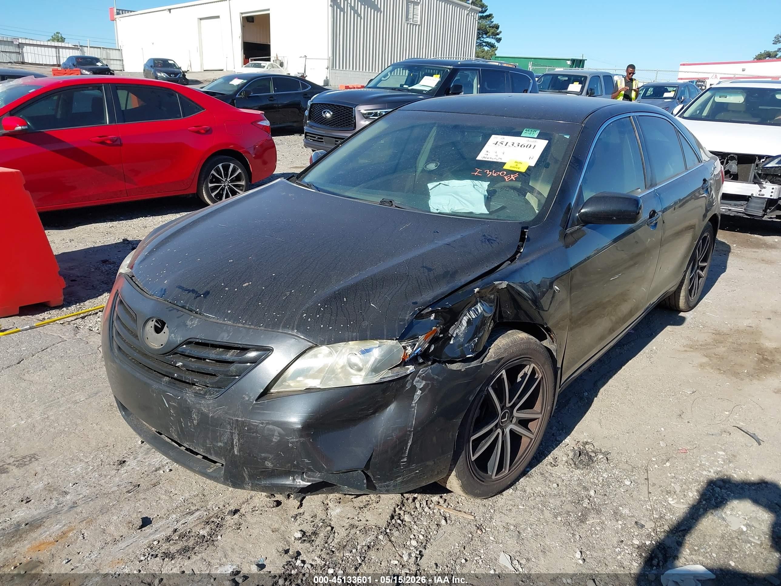 2009 Toyota Camry Le Black vin: 4T1BE46K99U409996